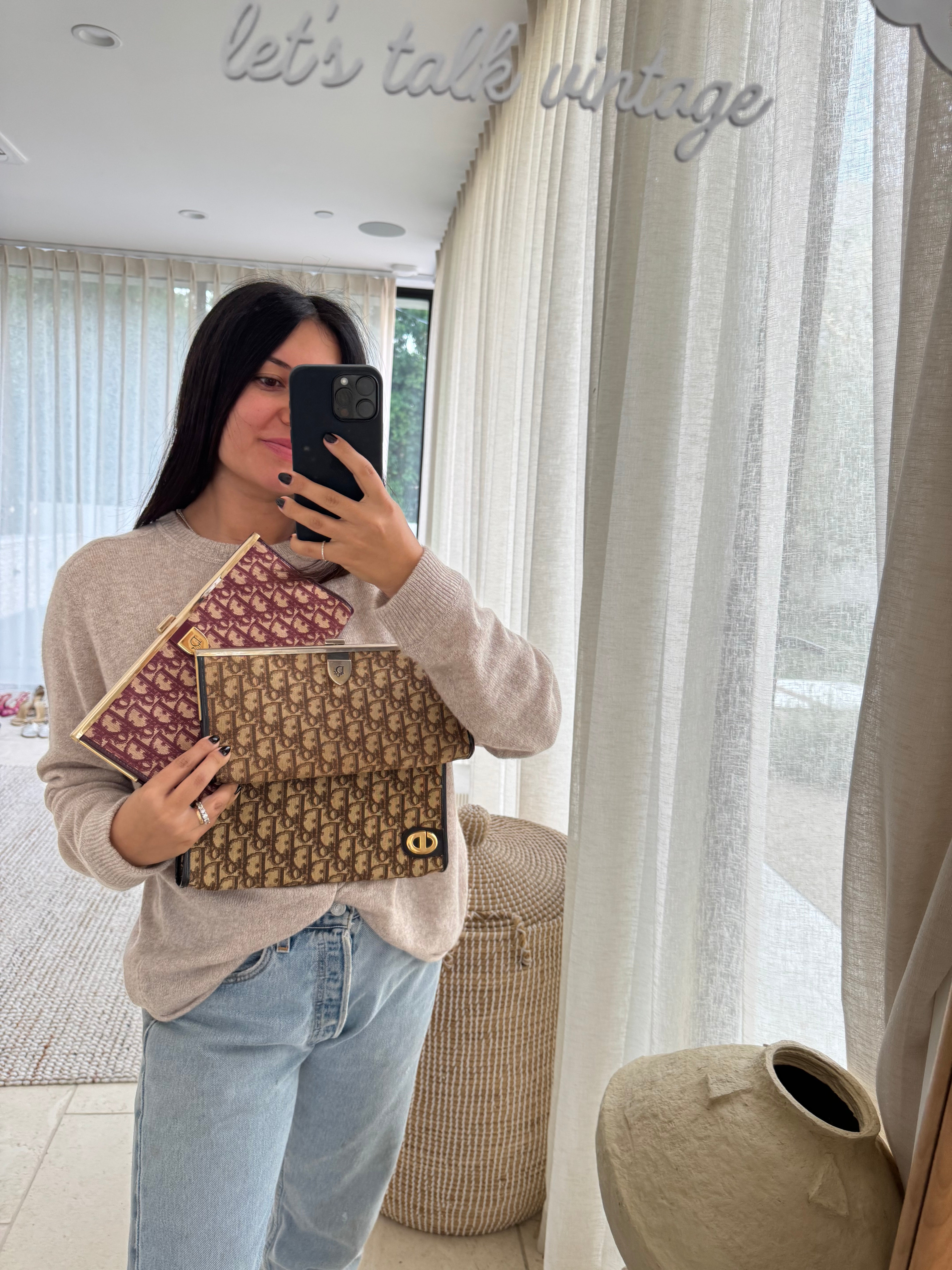 Christian Dior Clutch Brown