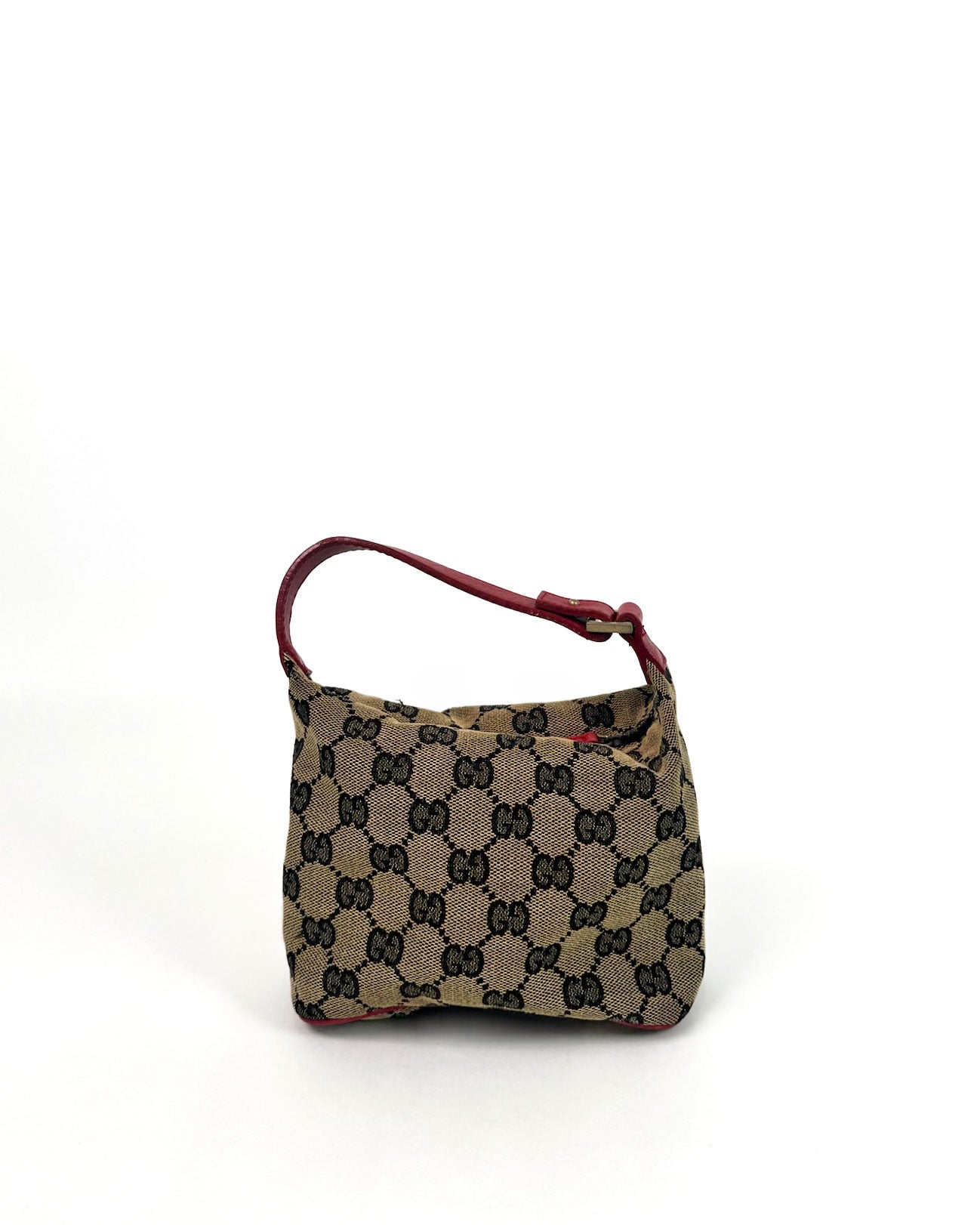 Gucci GG Canvas Small Handbag Red