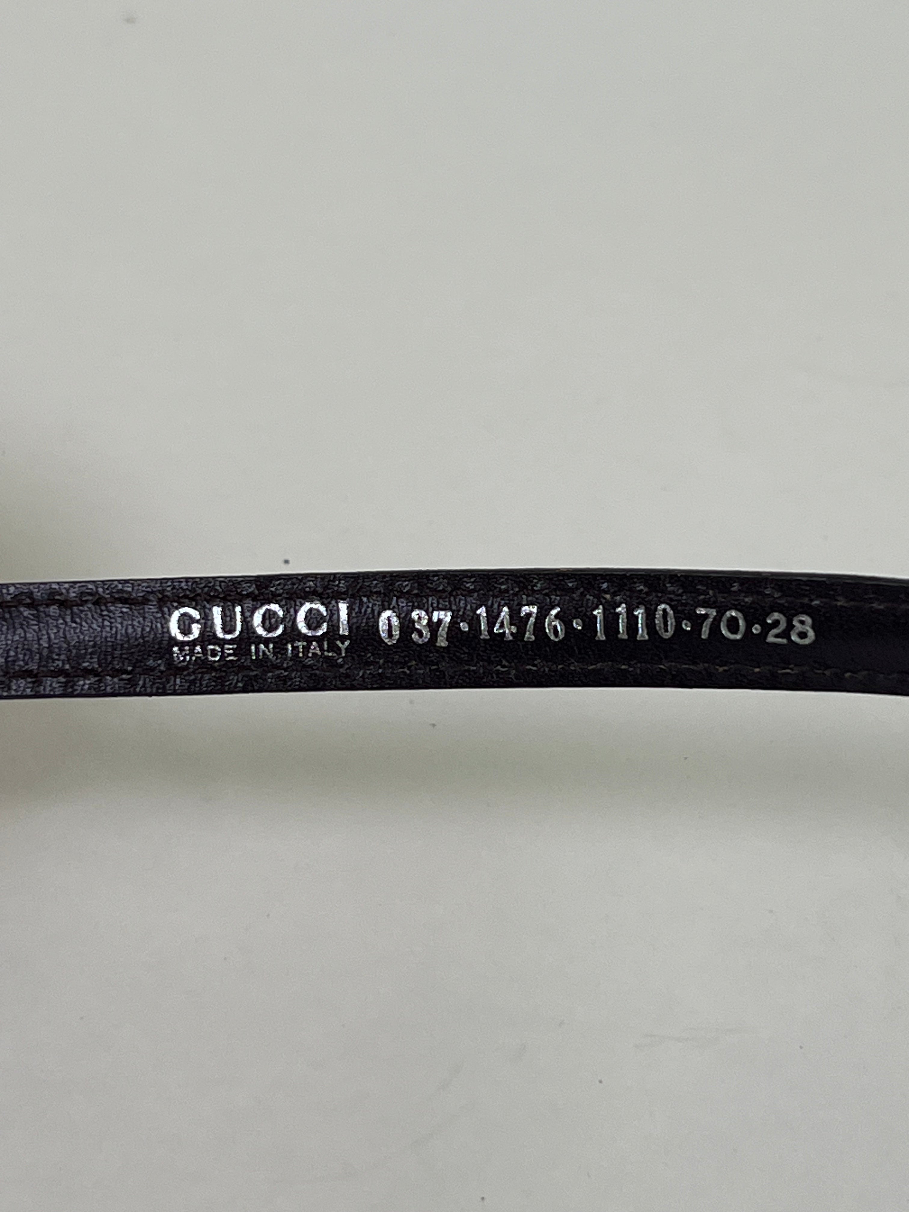Gucci Tom Ford Slim Horsebit Belt XS