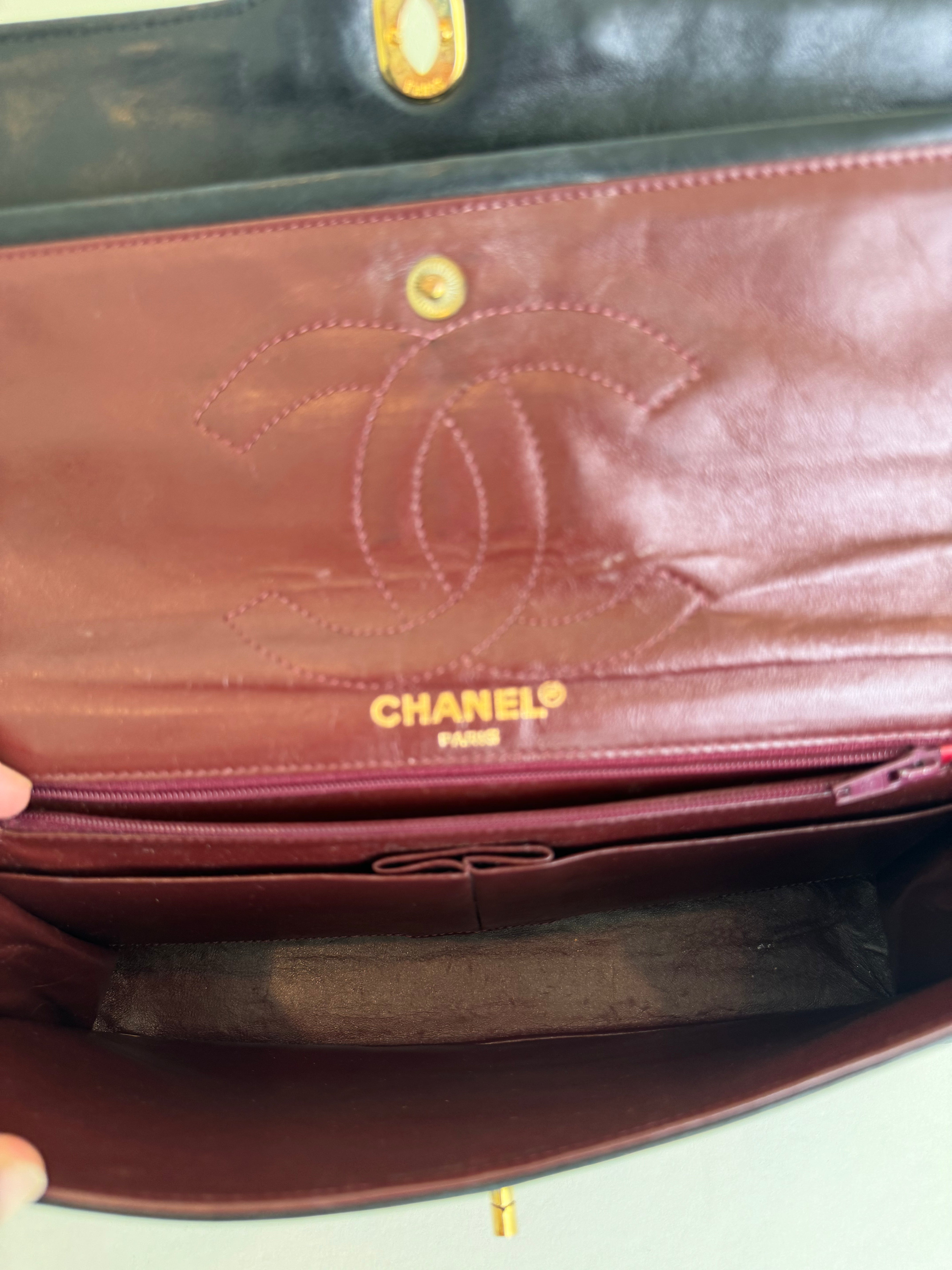 Chanel Double Flap Black