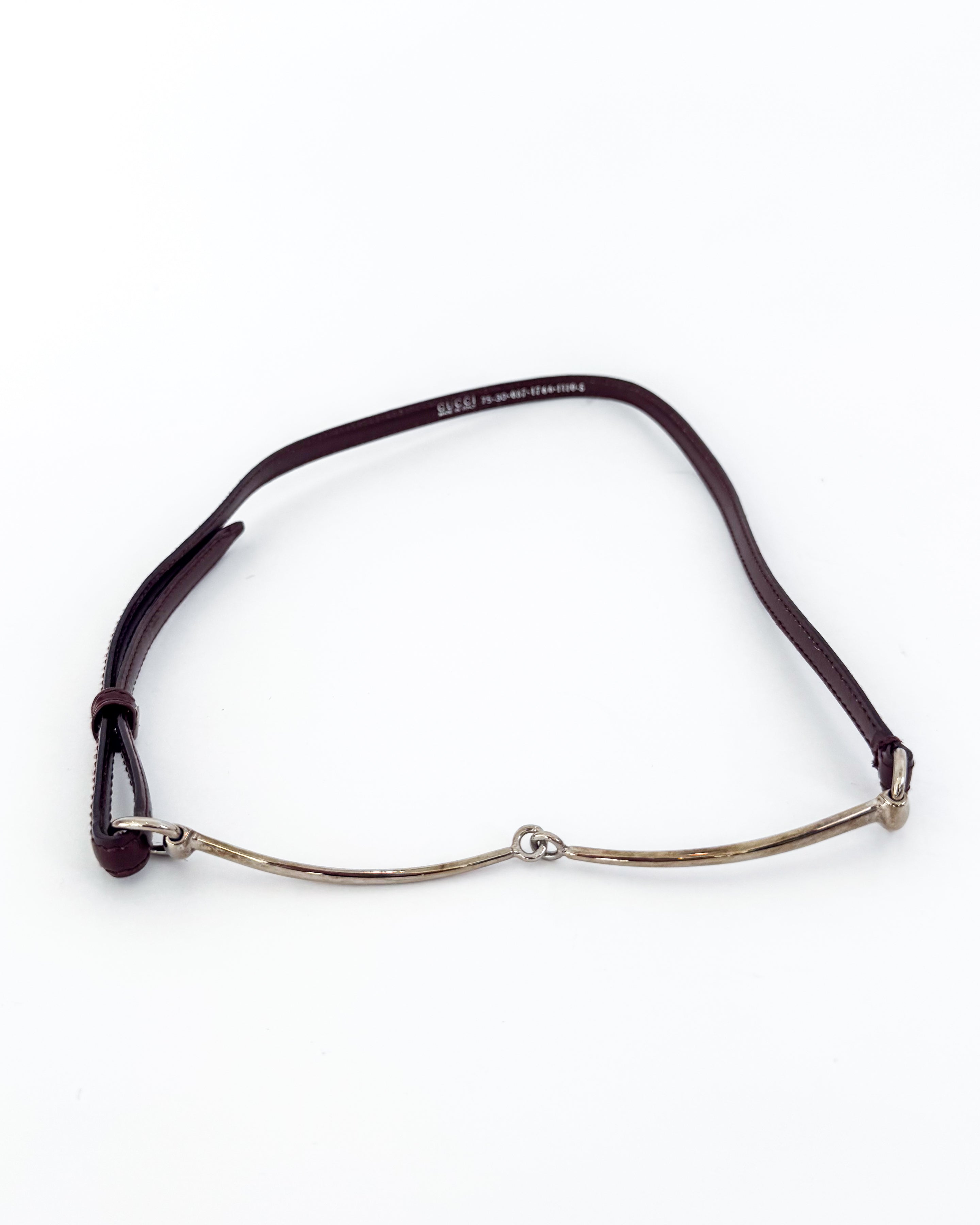 Gucci Tom Ford Slim Horsebit Belt Vintage F/W 1996 Gucci by Tom Ford Iconic Horsebit Pony Fur  main image 4