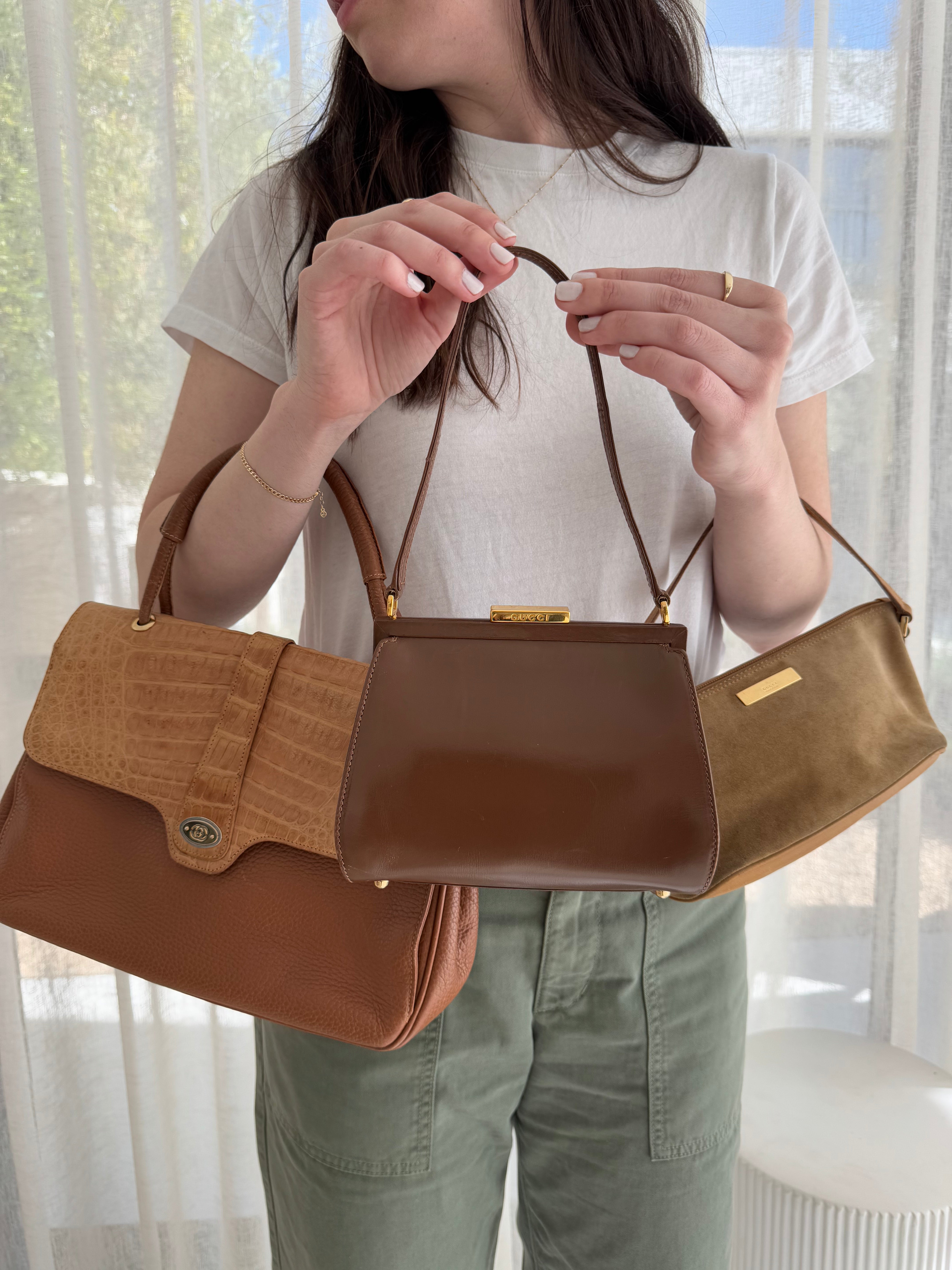 Gucci Bamboo Brown Handbag
