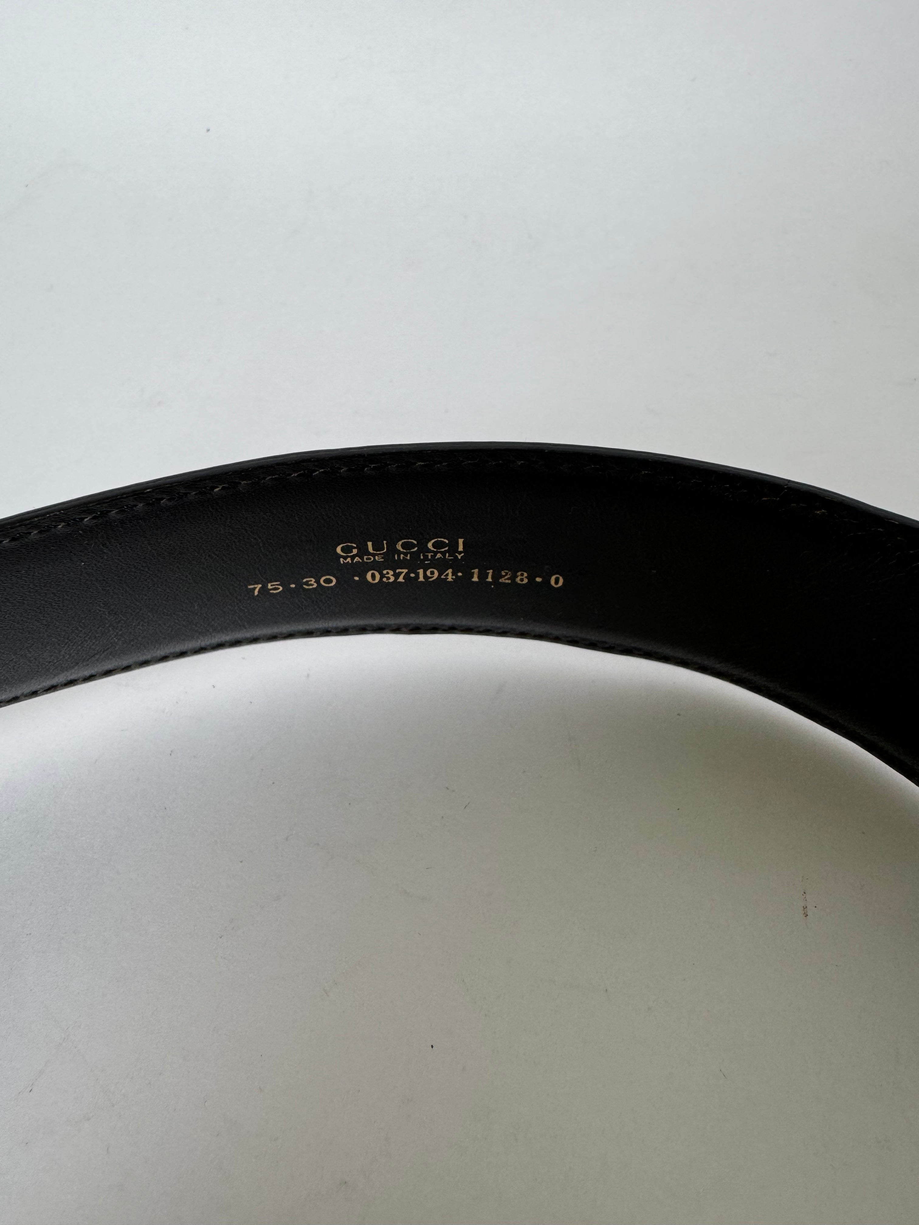 Gucci Tom Ford Horsebit Belt Rare 75 XS/Small