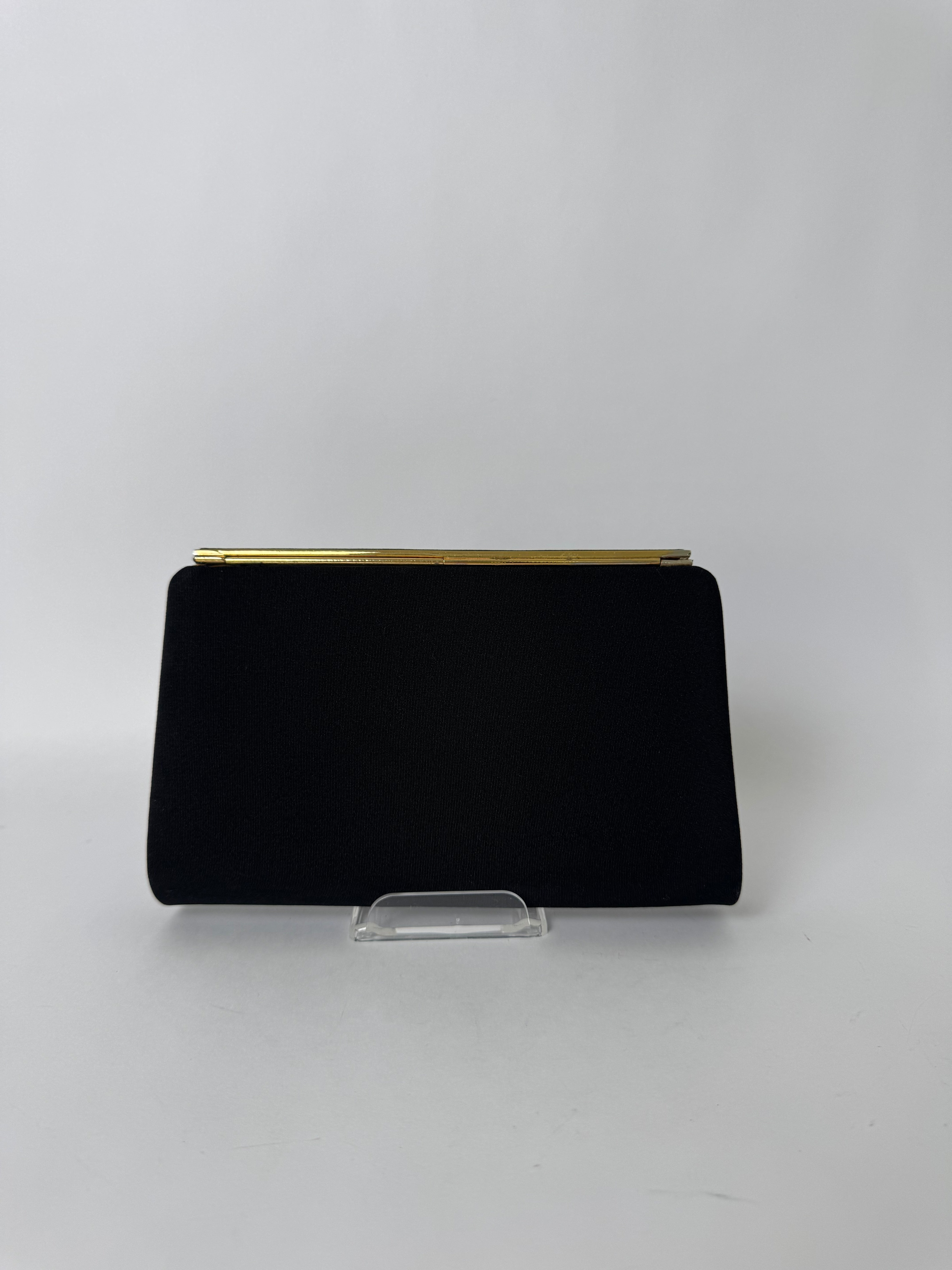Gucci Black Canvas Vintage Clutch