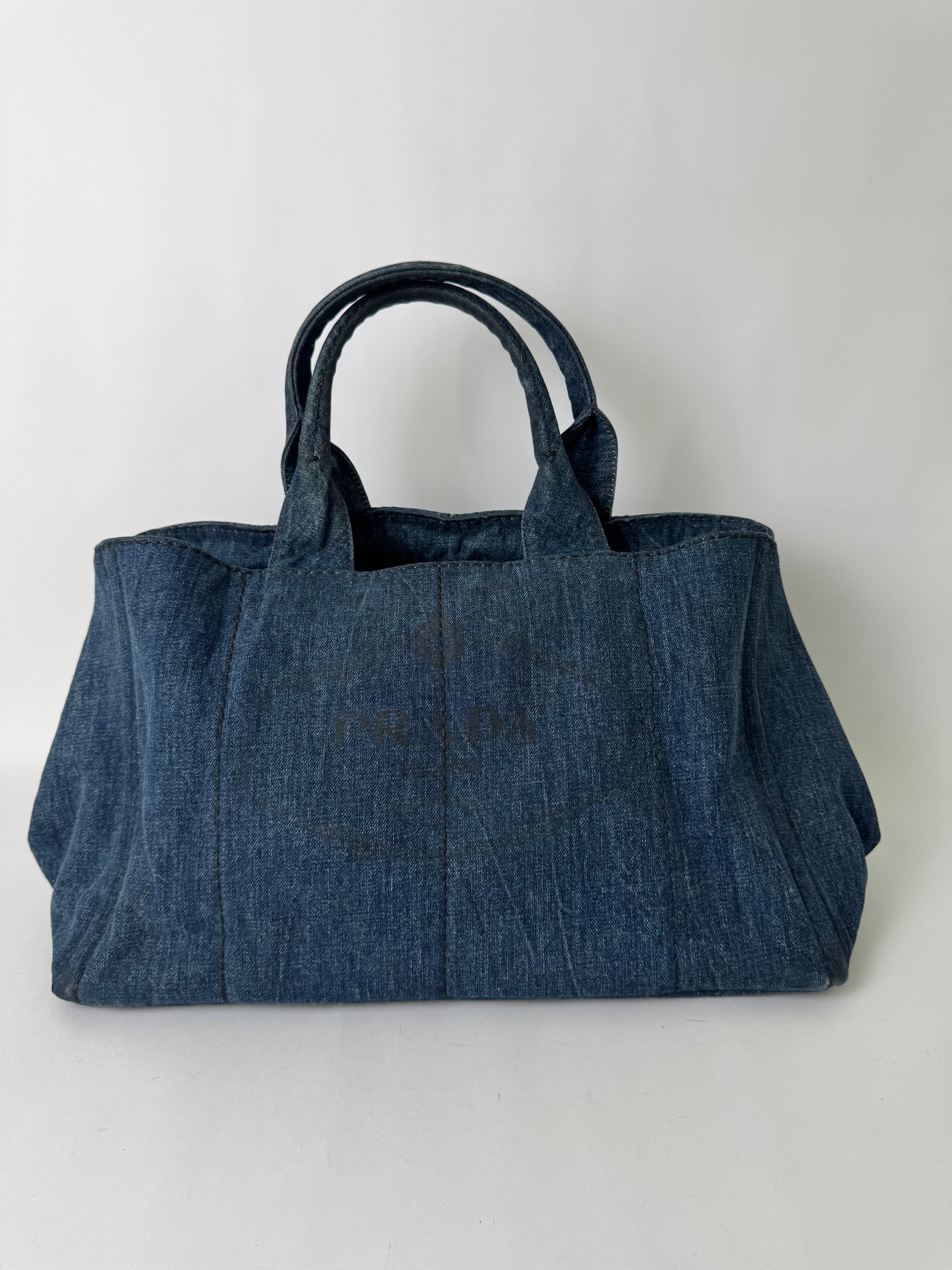 Prada Denim Vintage Tote