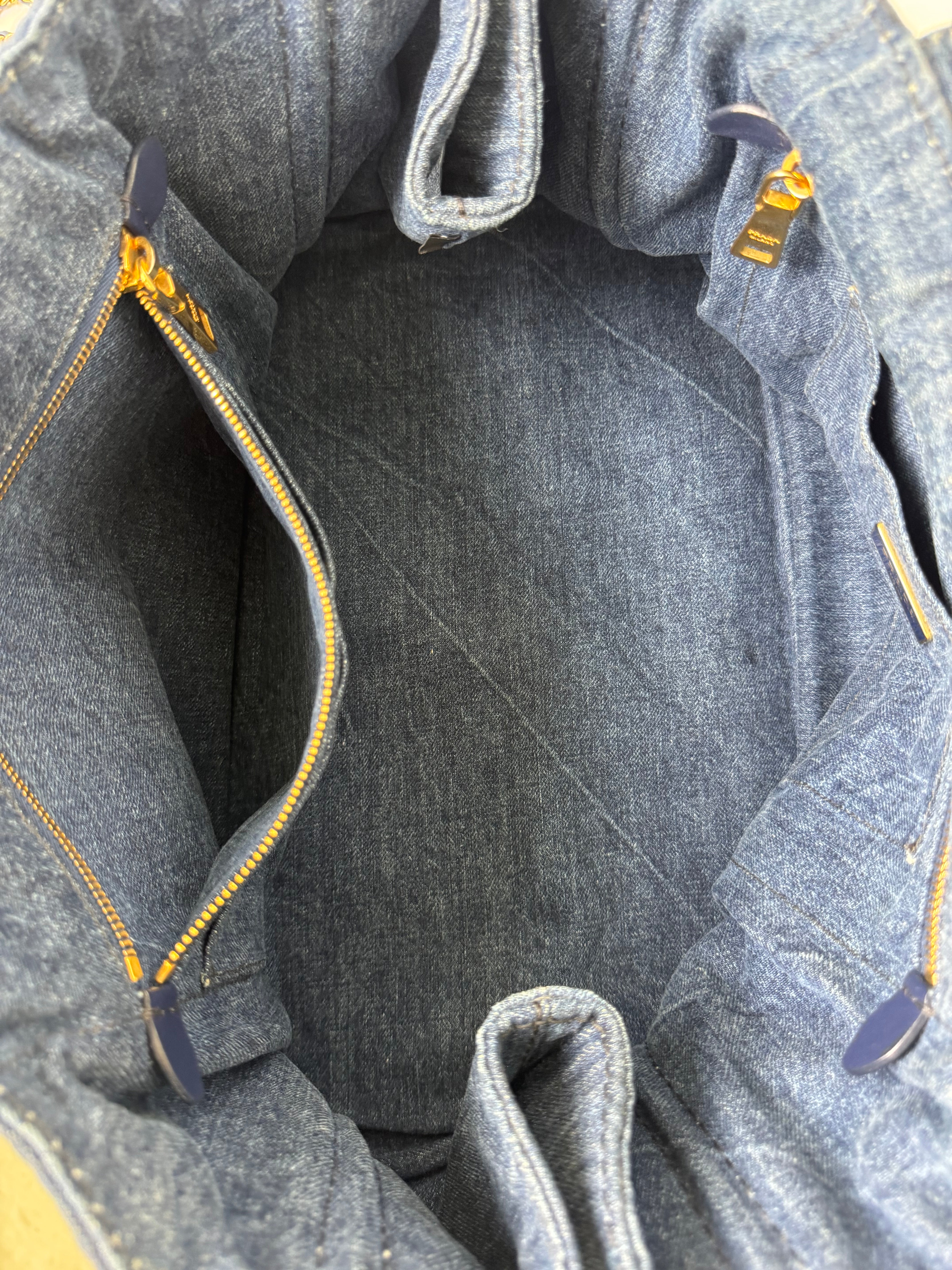 Prada Denim Vintage Tote