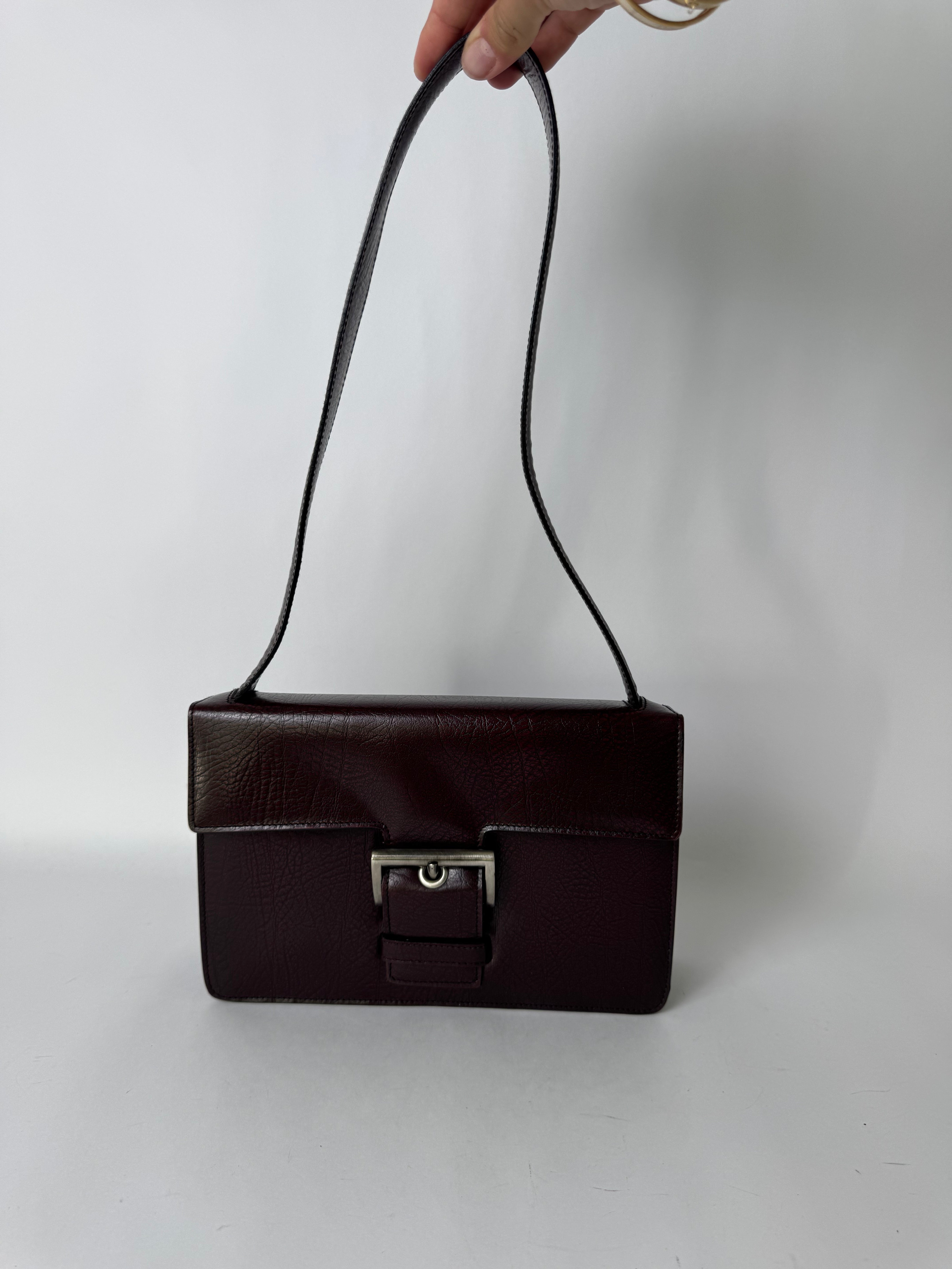 Prada Vintage Leather Shoulder Bag