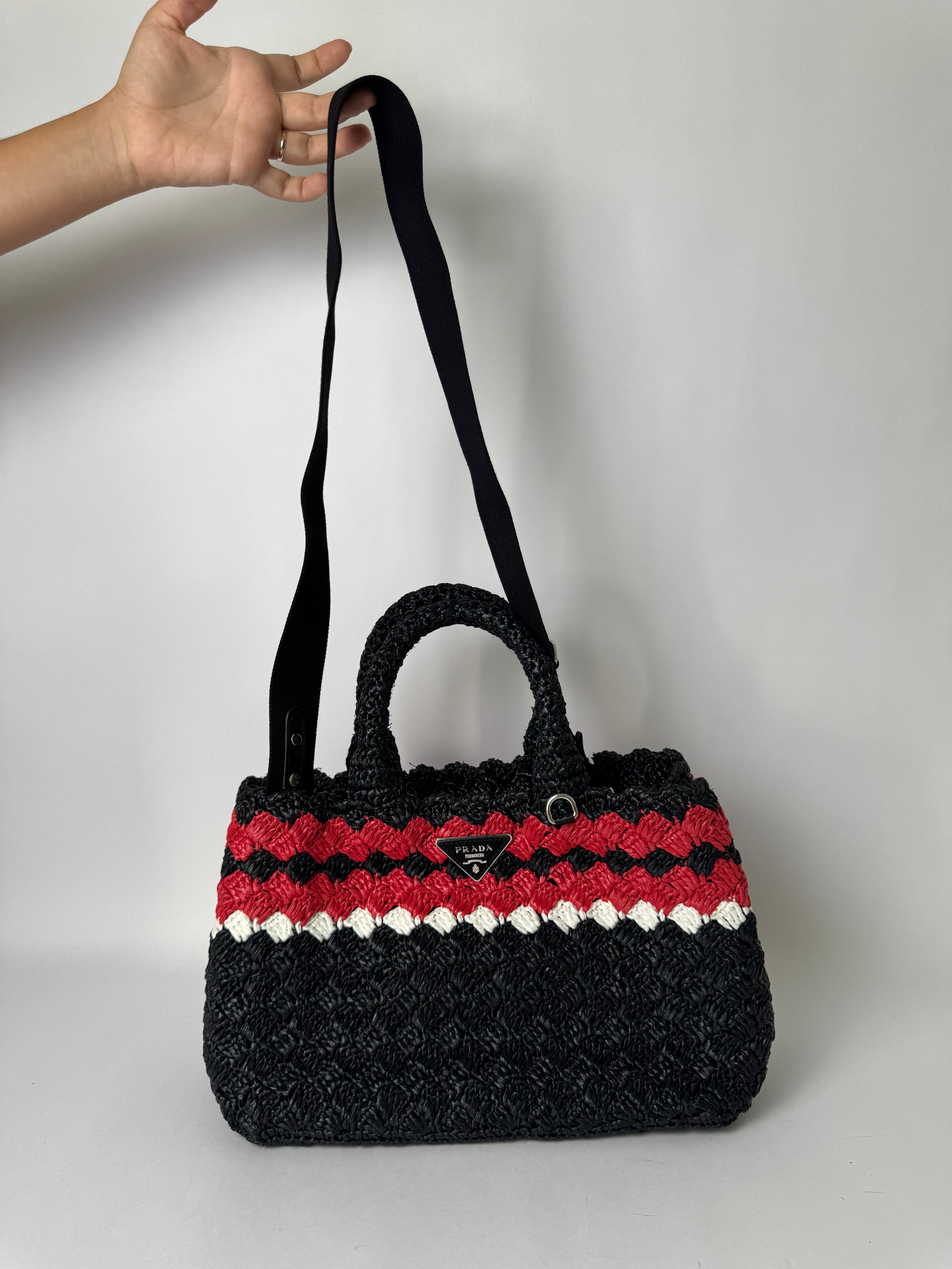 Prada Vintage Raffia Bag