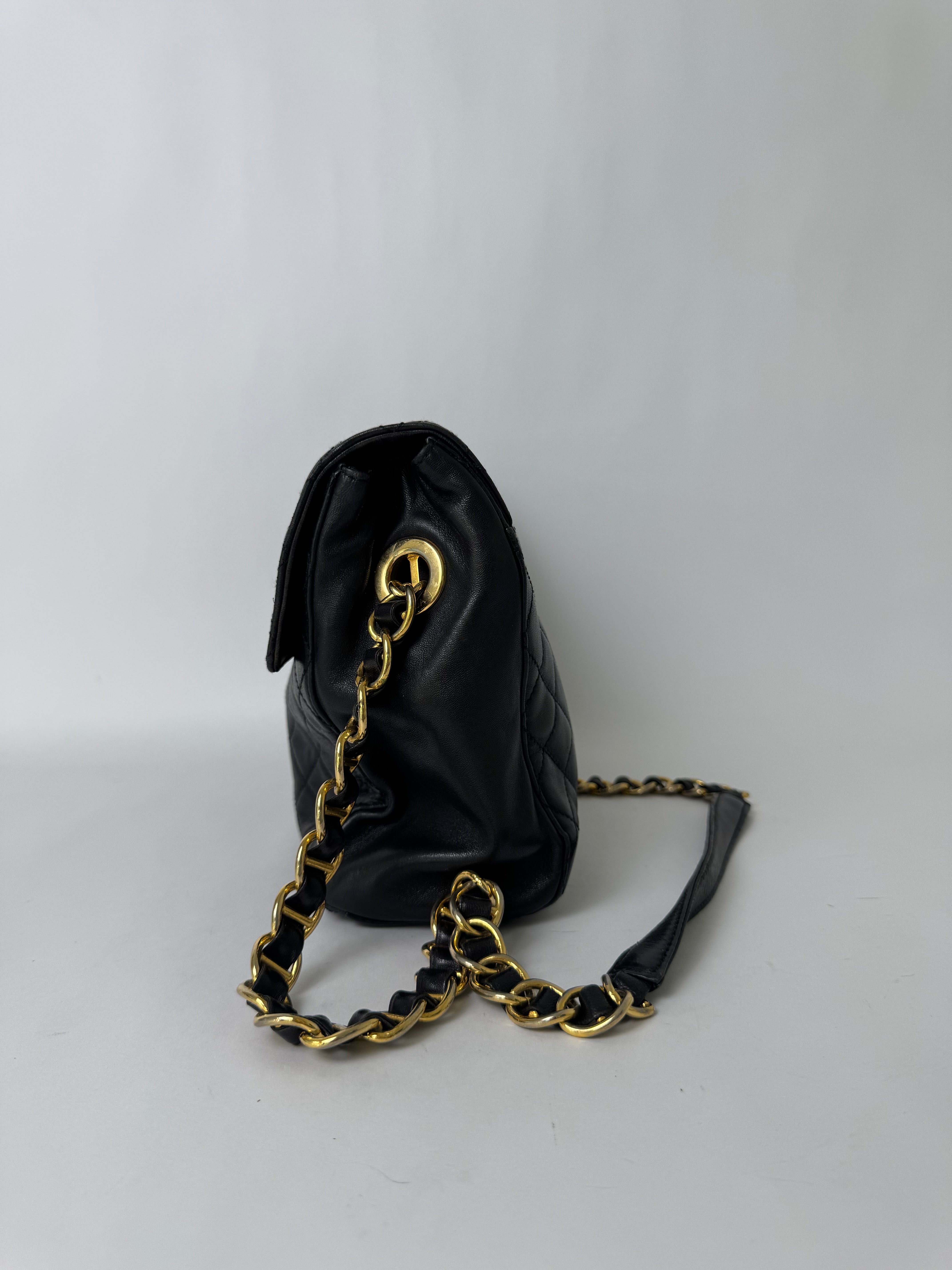 Prada Black Quilted Leather Chain Shoulder Bag