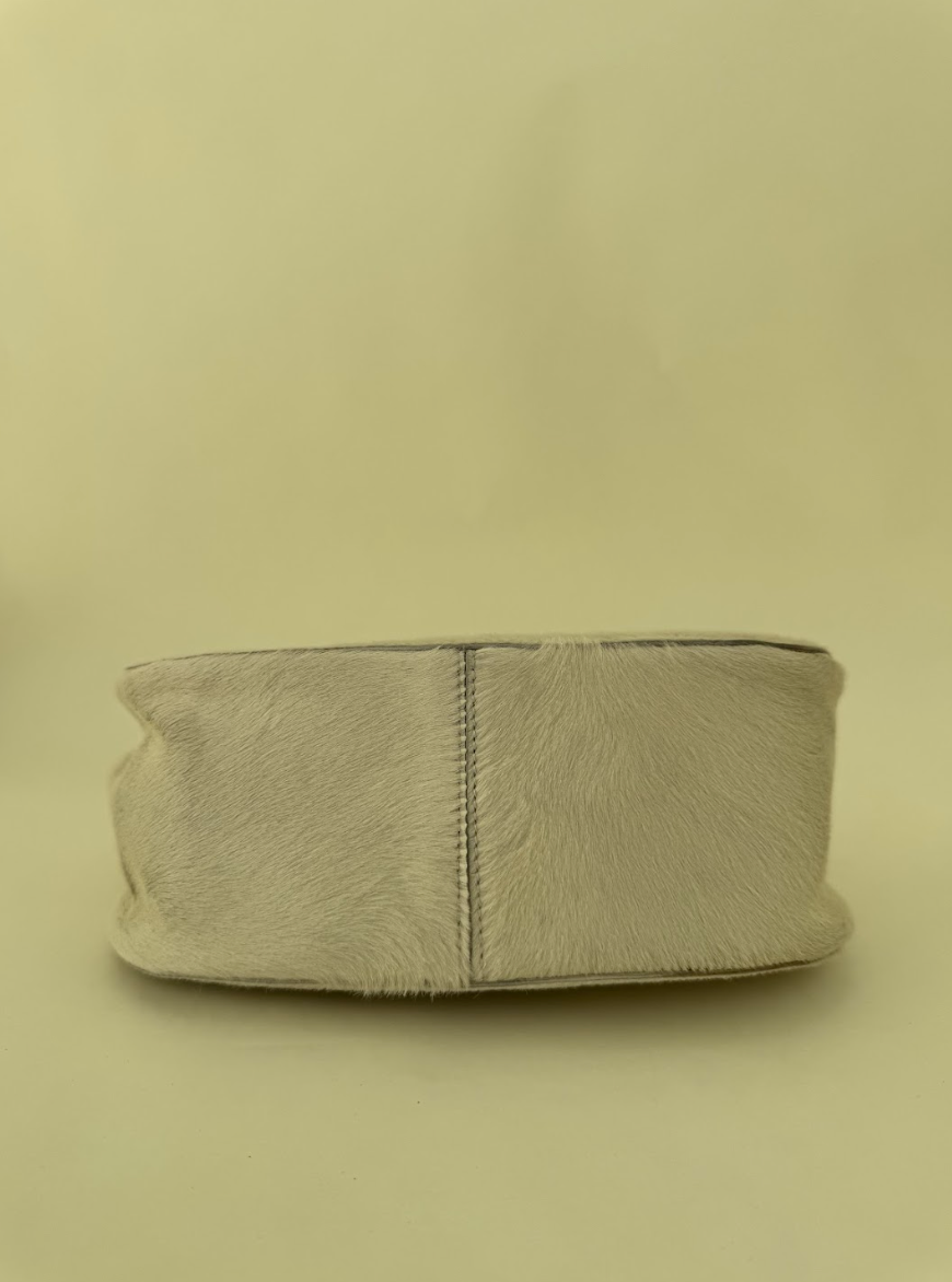Prada White Pony Haired Handbag