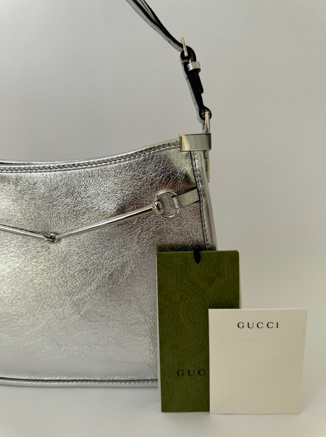 Gucci Slim Horsebit Shoulder Bag New