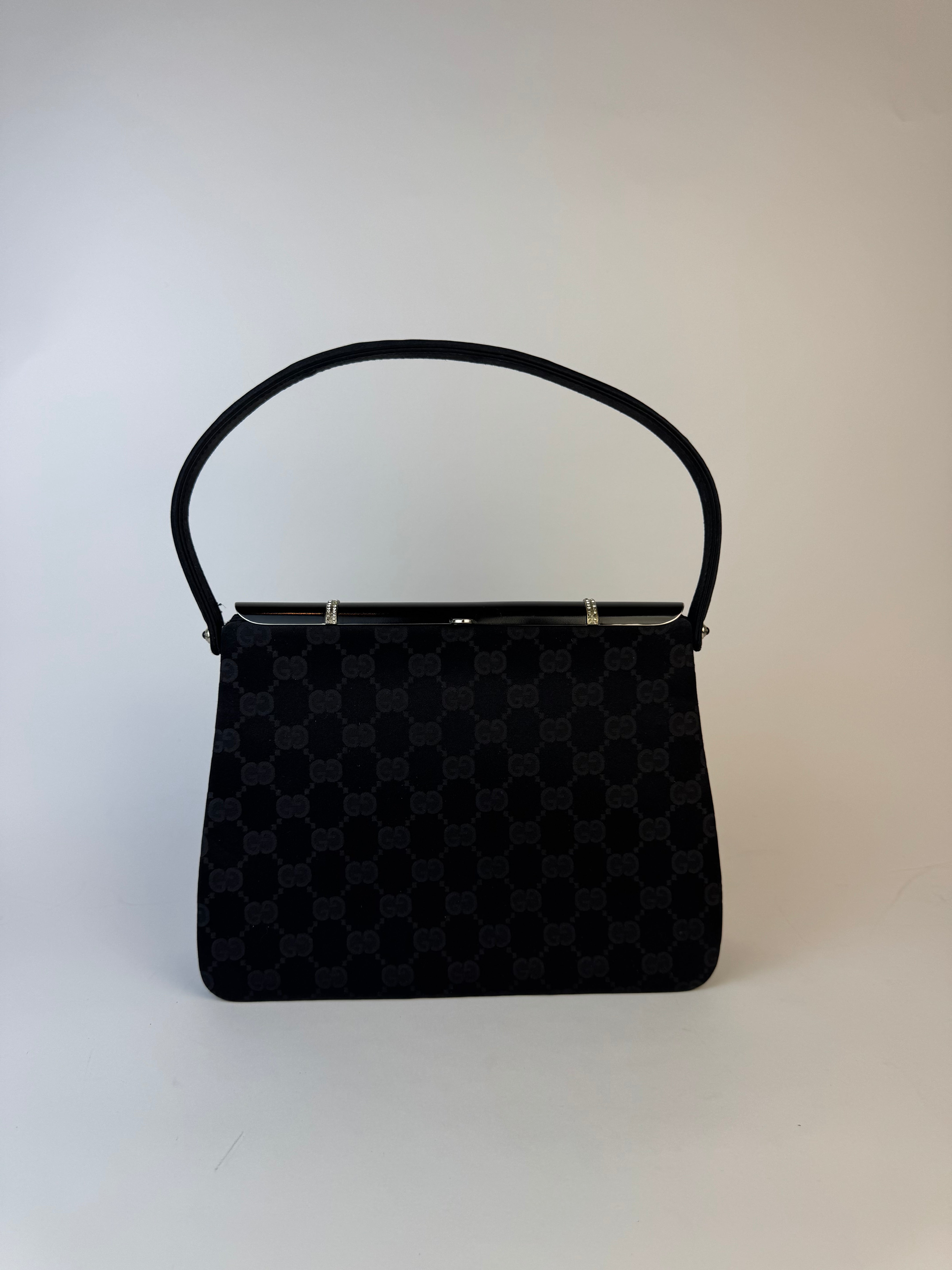 Gucci Satin GG Top Handle Bag