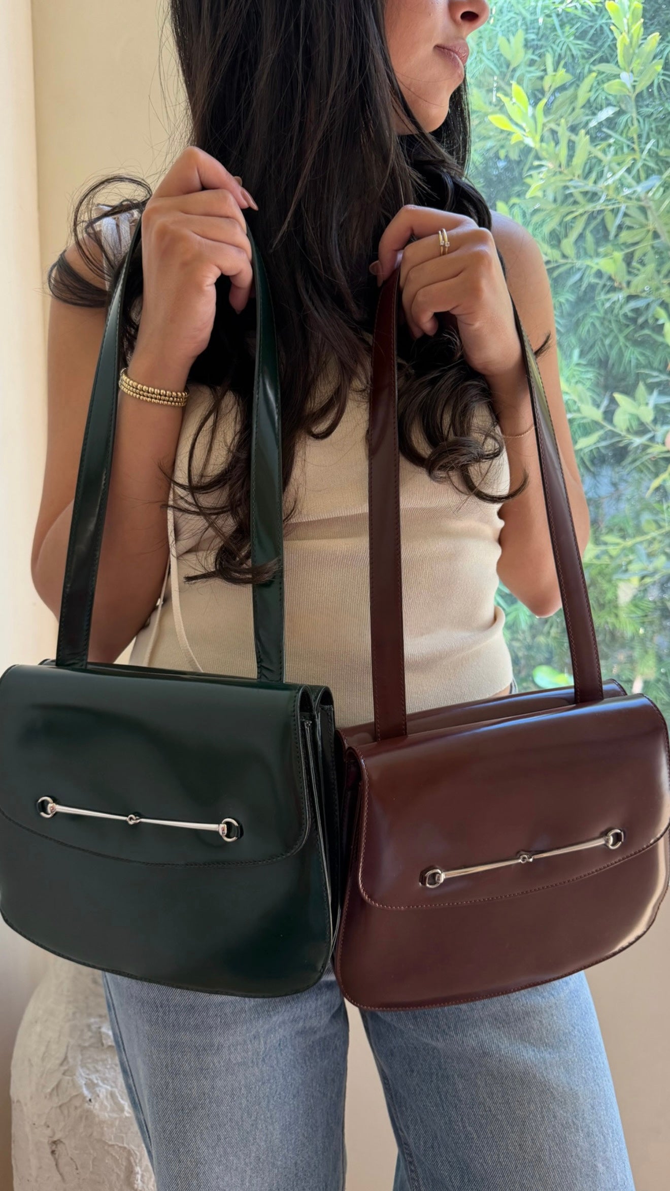 Gucci Tom Ford Horsebit Shoulder Bag