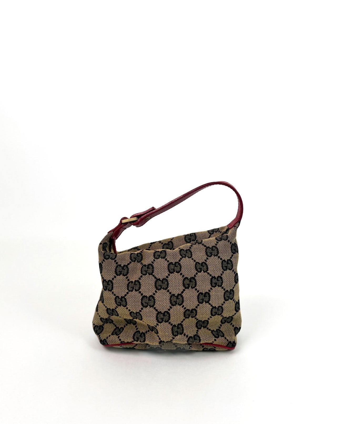 Gucci GG Canvas Small Handbag Red