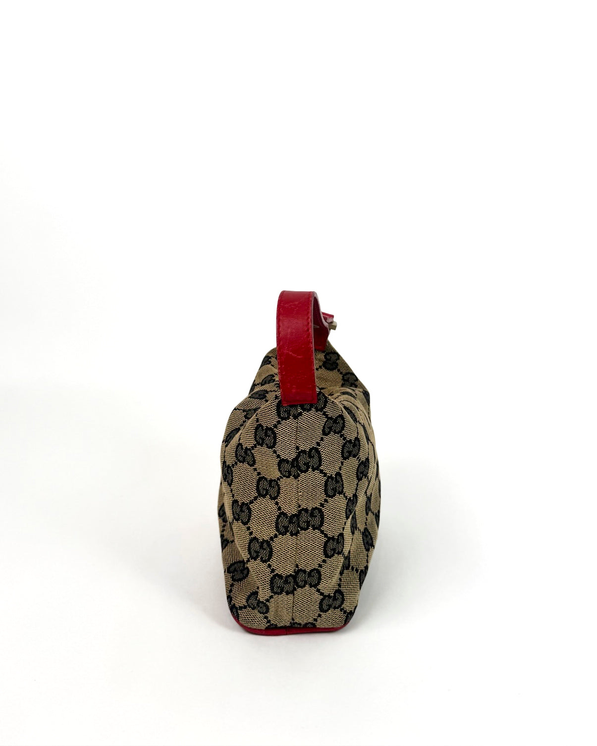 Gucci GG Canvas Small Handbag Red