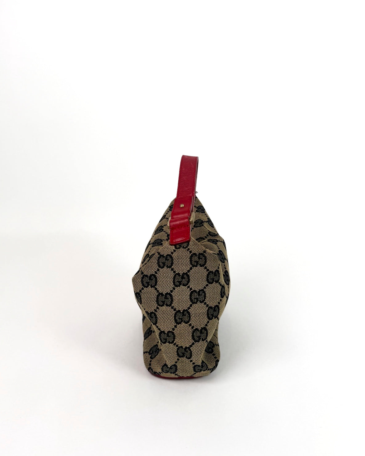 Gucci GG Canvas Small Handbag Red