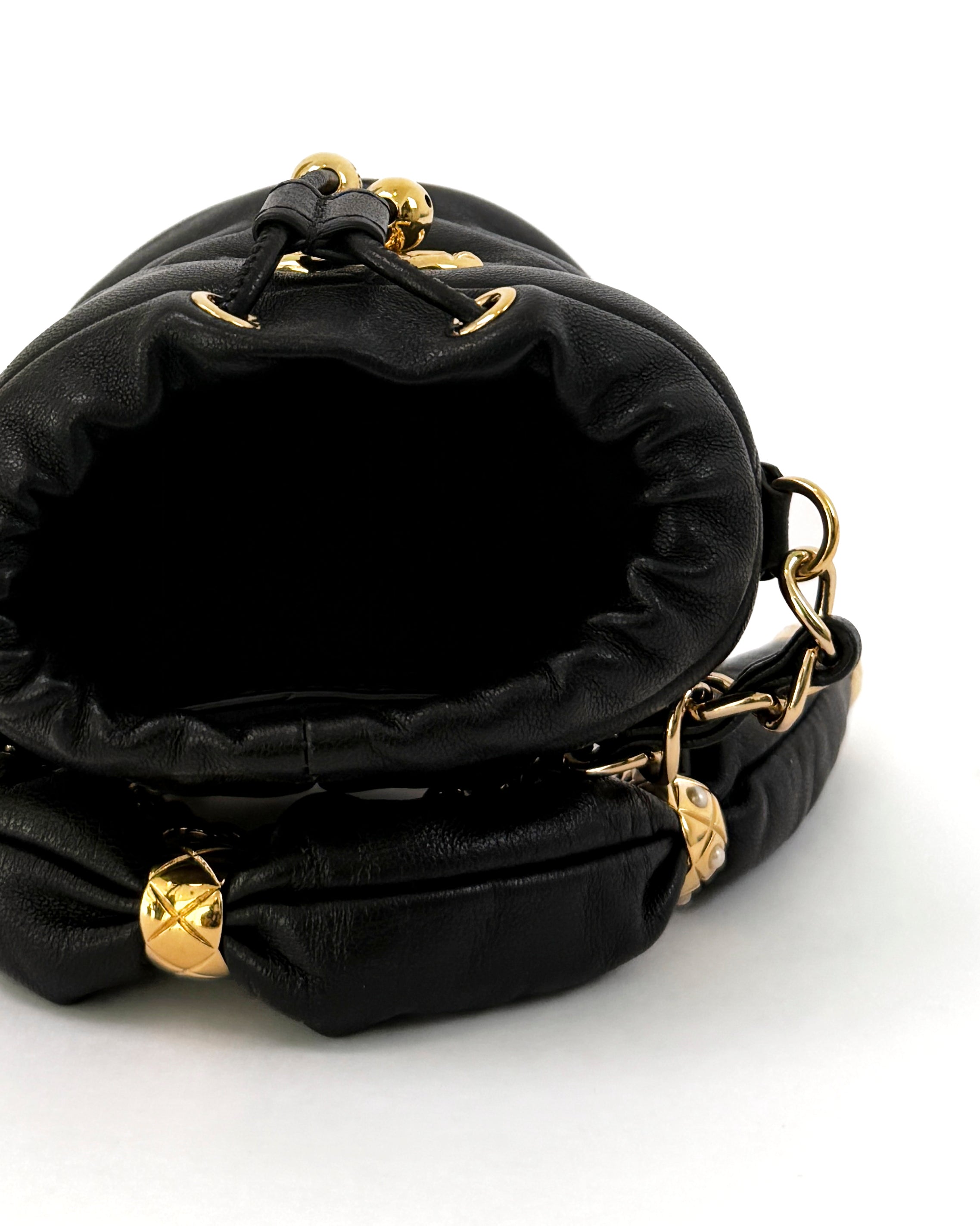 Chanel CC Logo Mini Bucket Bag