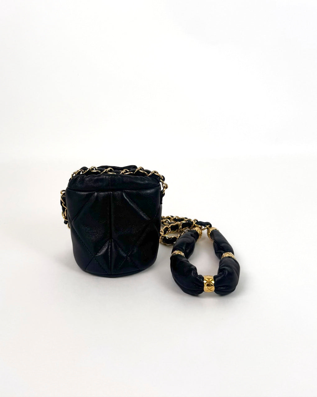 Chanel CC Logo Mini Bucket Bag