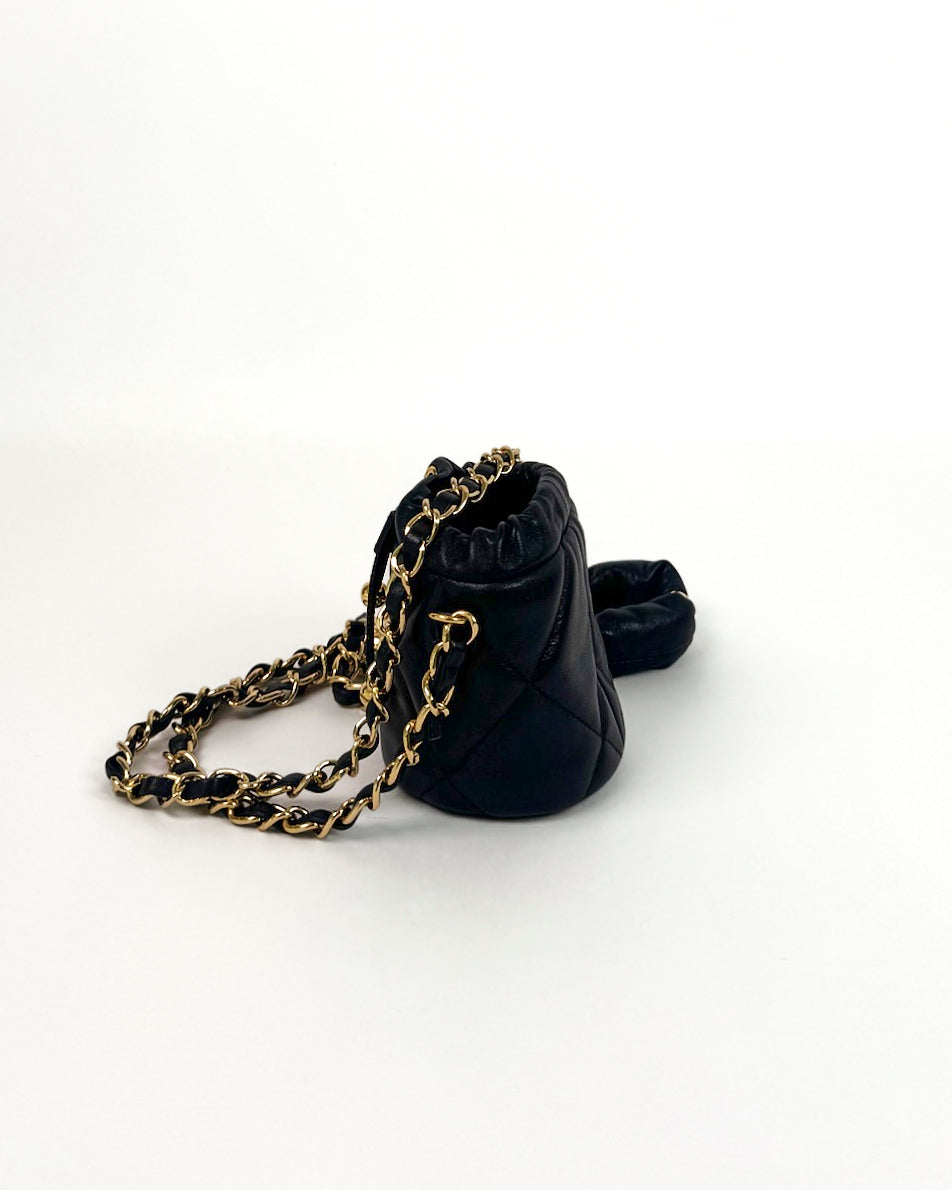 Chanel CC Logo Mini Bucket Bag