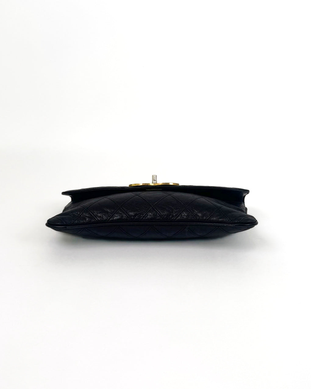 Vintage Chanel Oversized CC Lambskin Clutch