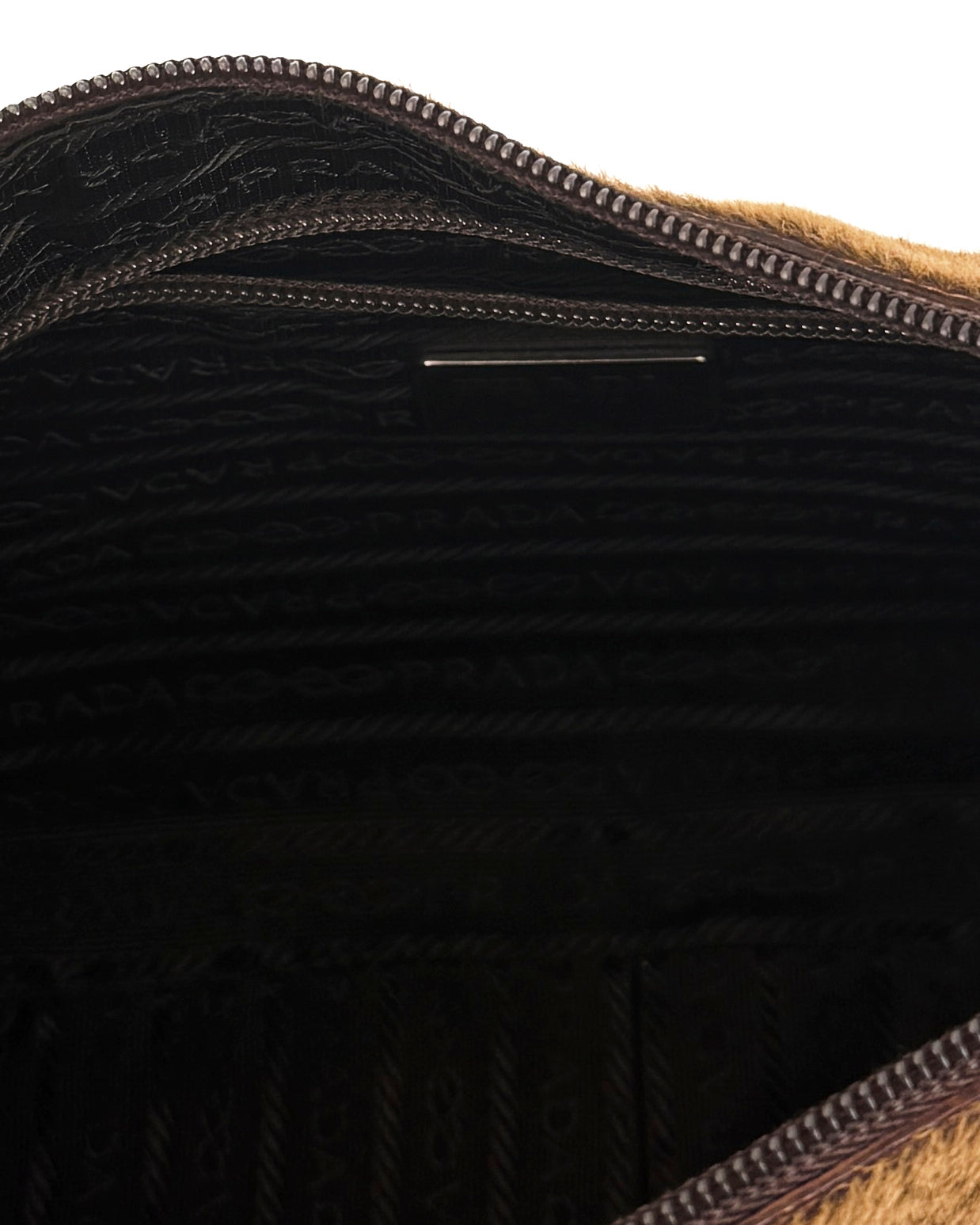 Vintage Prada Pony Hair Hobo with Sculptural Antler Handle Rare