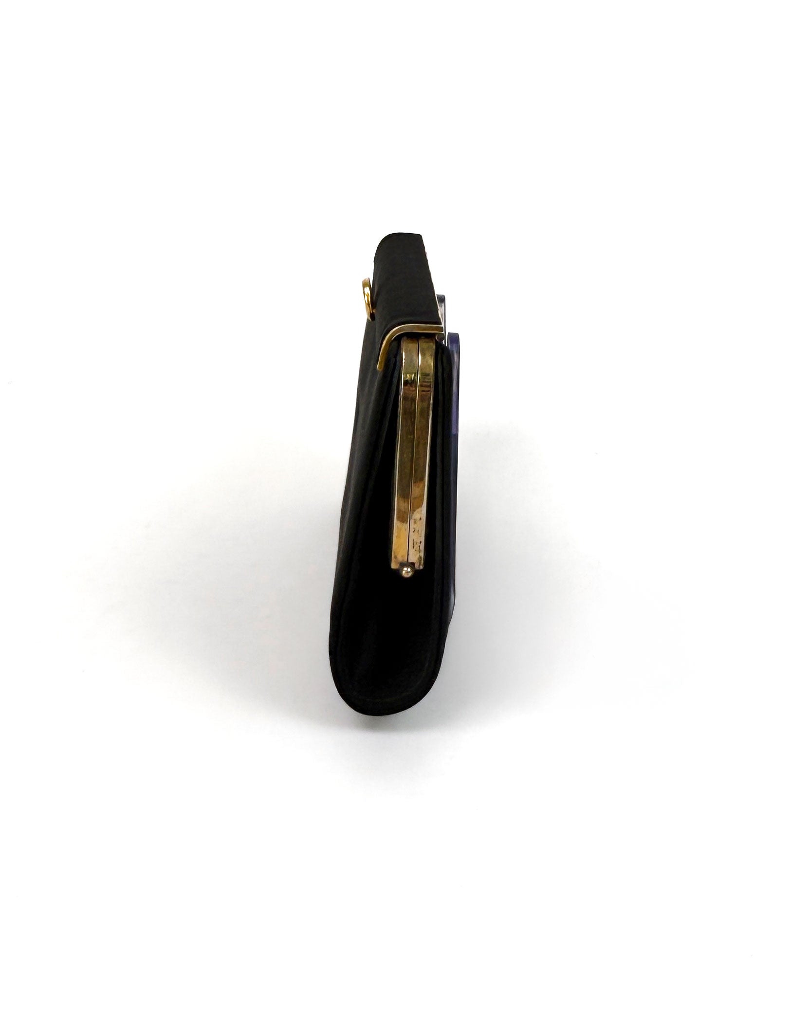 Gucci Black Canvas GG Clutch