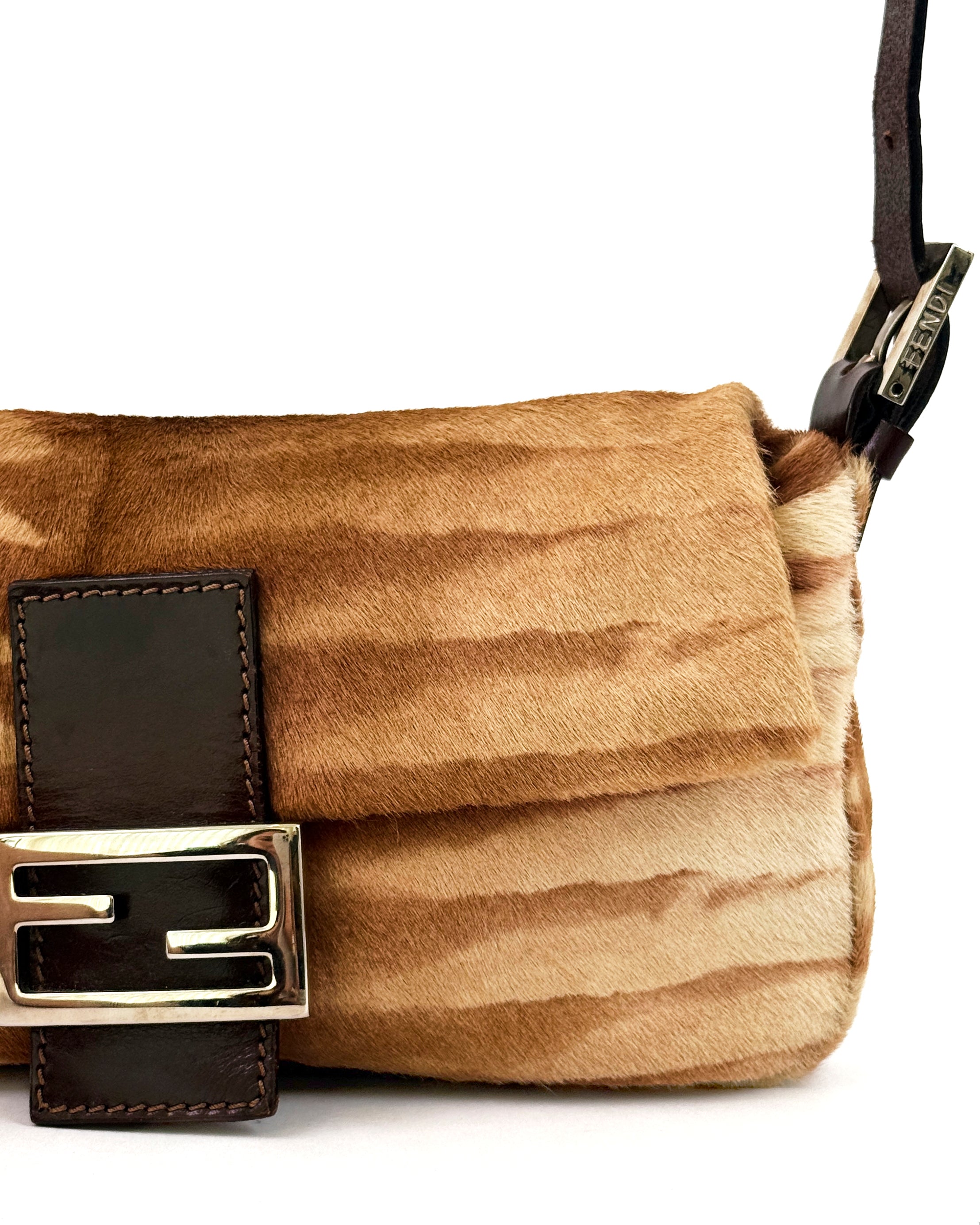 Fendi Ponyhair Baguette Handbag Rare