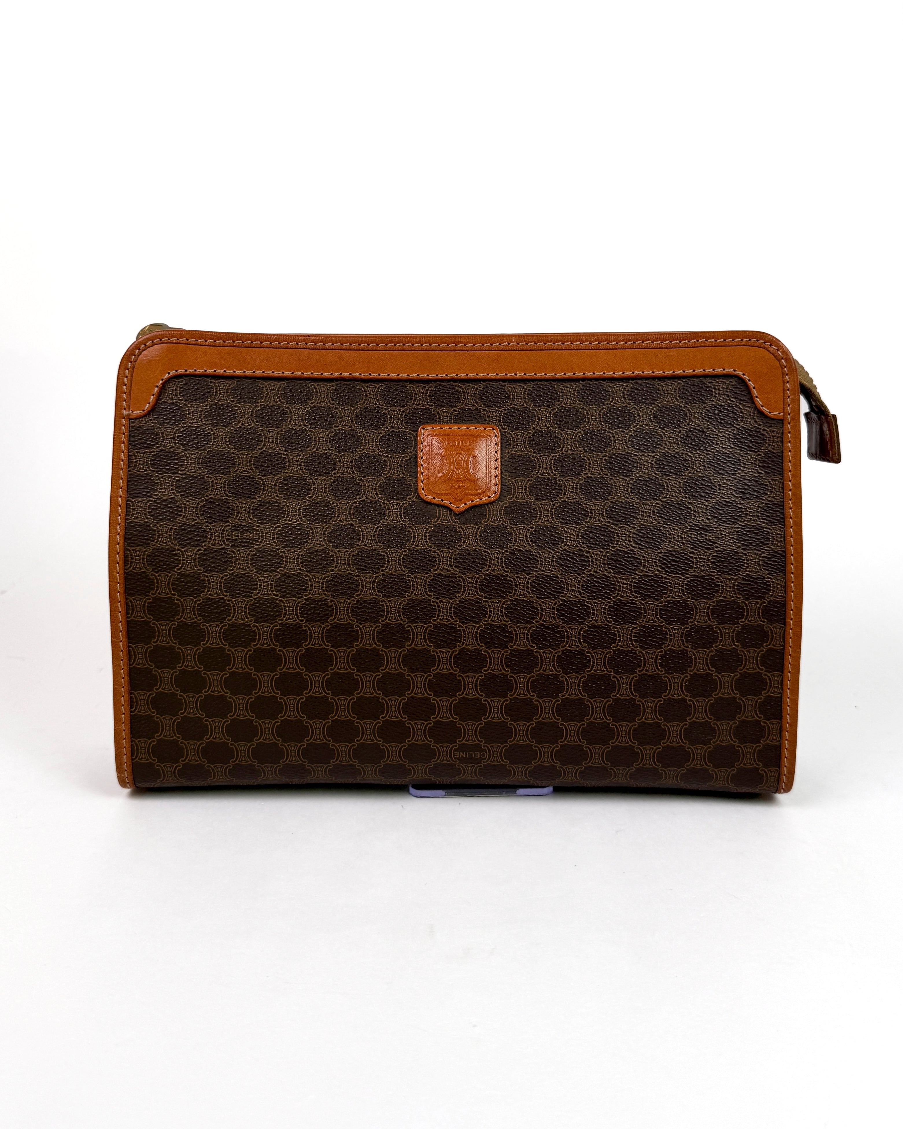Céline Brown Macadam Clutch