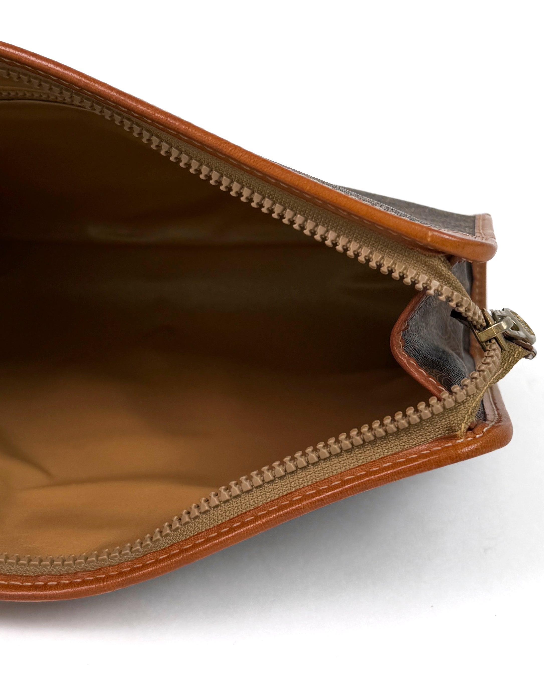 Céline Brown Macadam Clutch