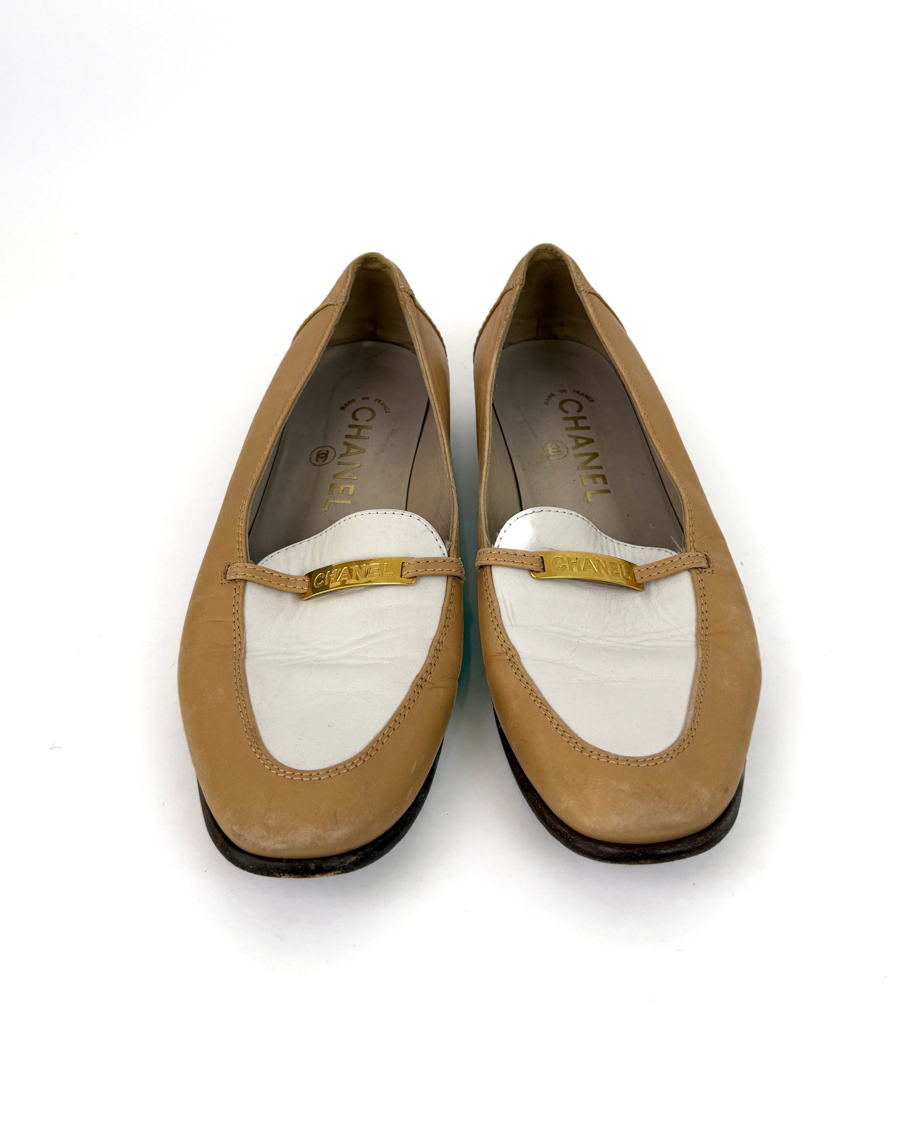 Chanel Leather Loafers - 39.5