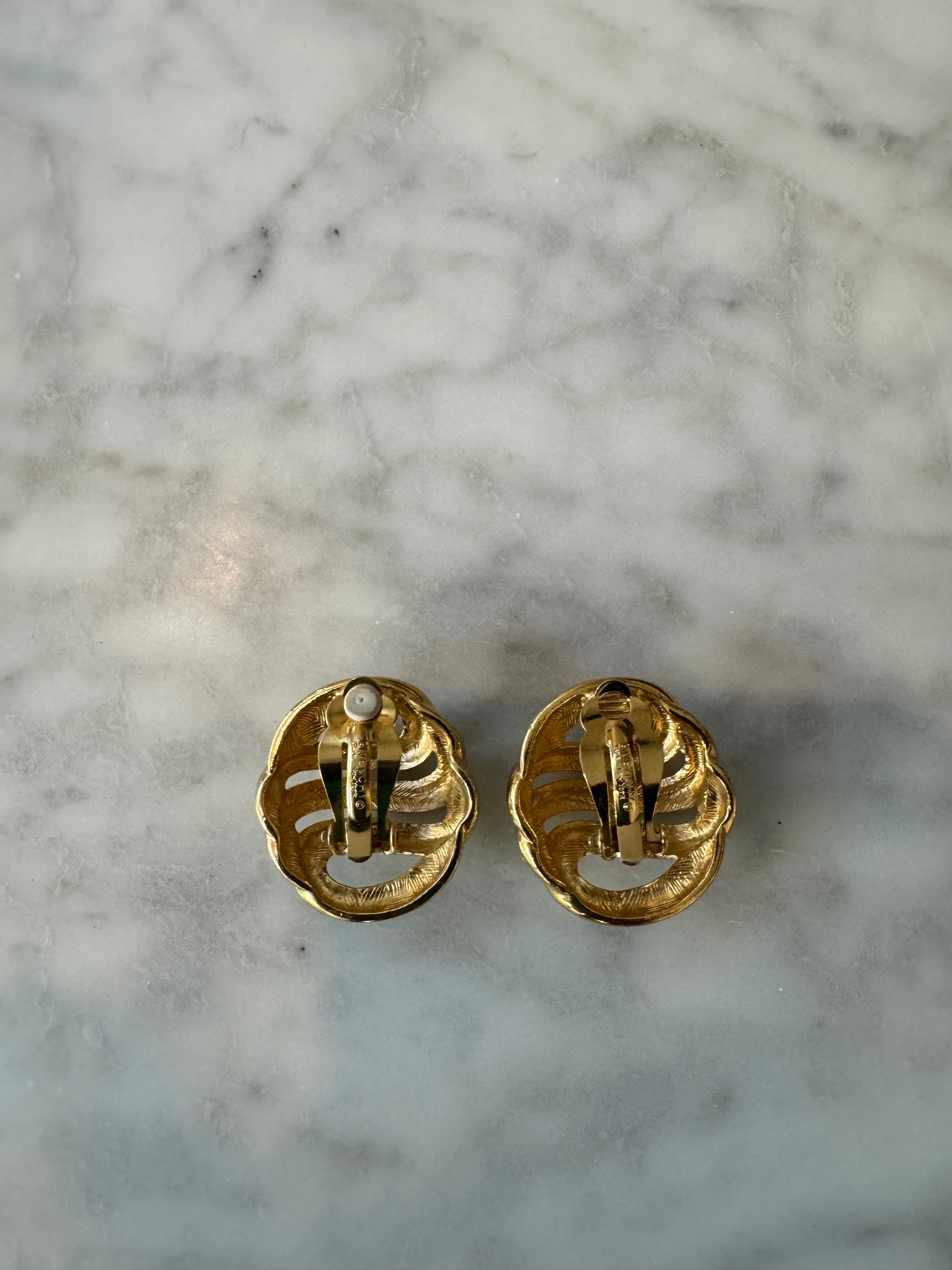 Givenchy Vintage Clip-On Earrings