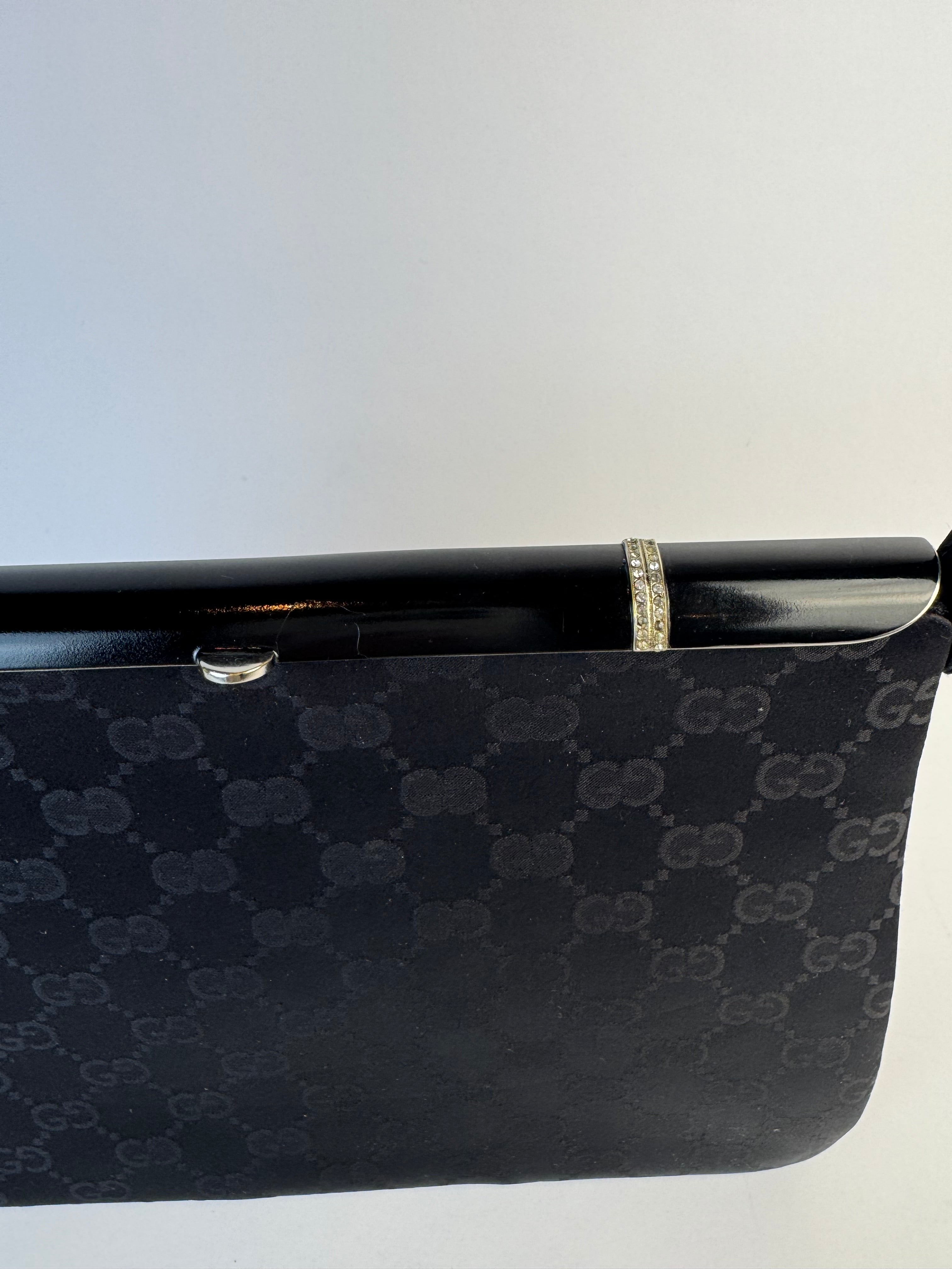 Gucci Satin GG Top Handle Bag