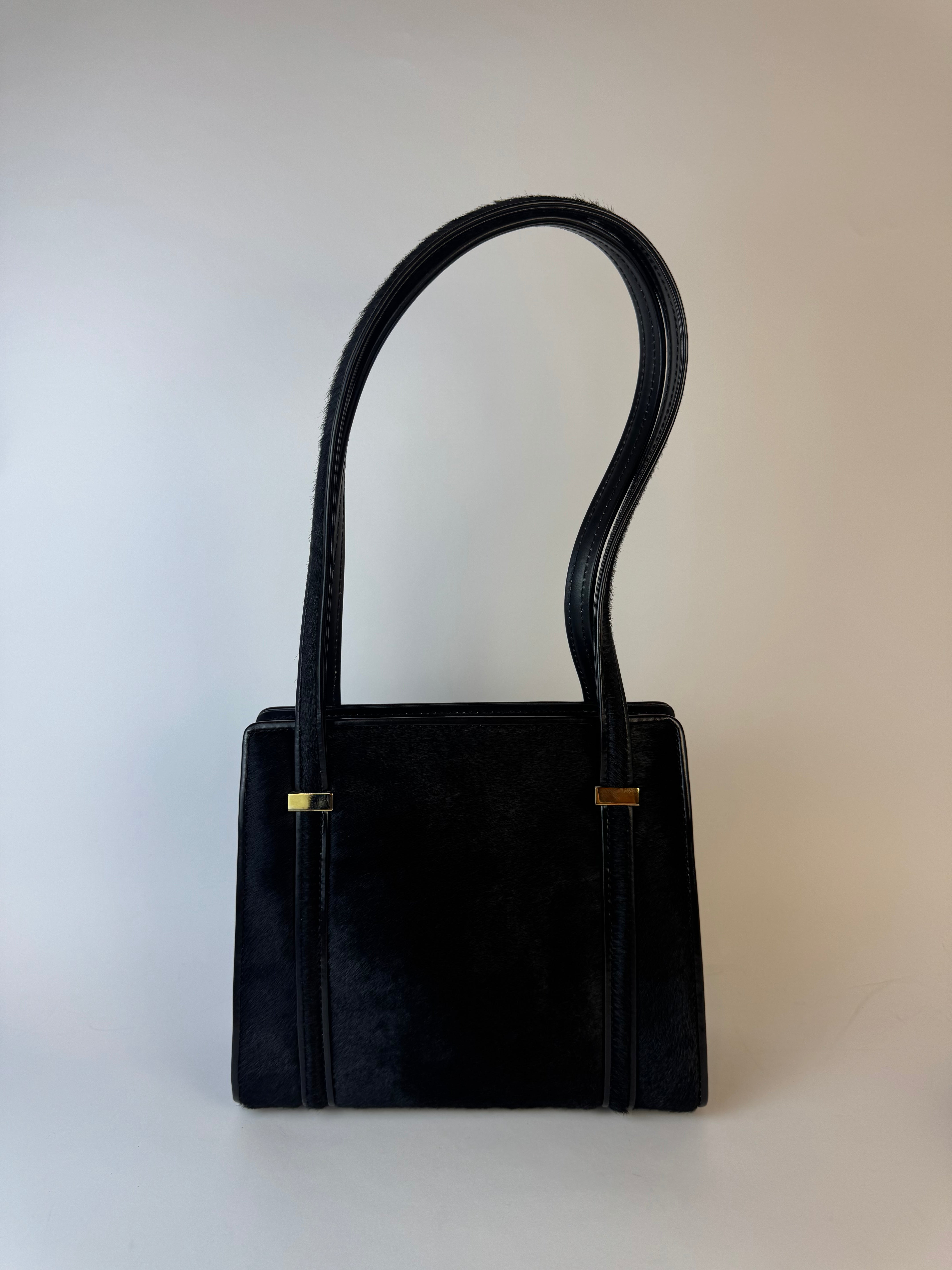 Gucci Black Ponyhair Shoulder Bag