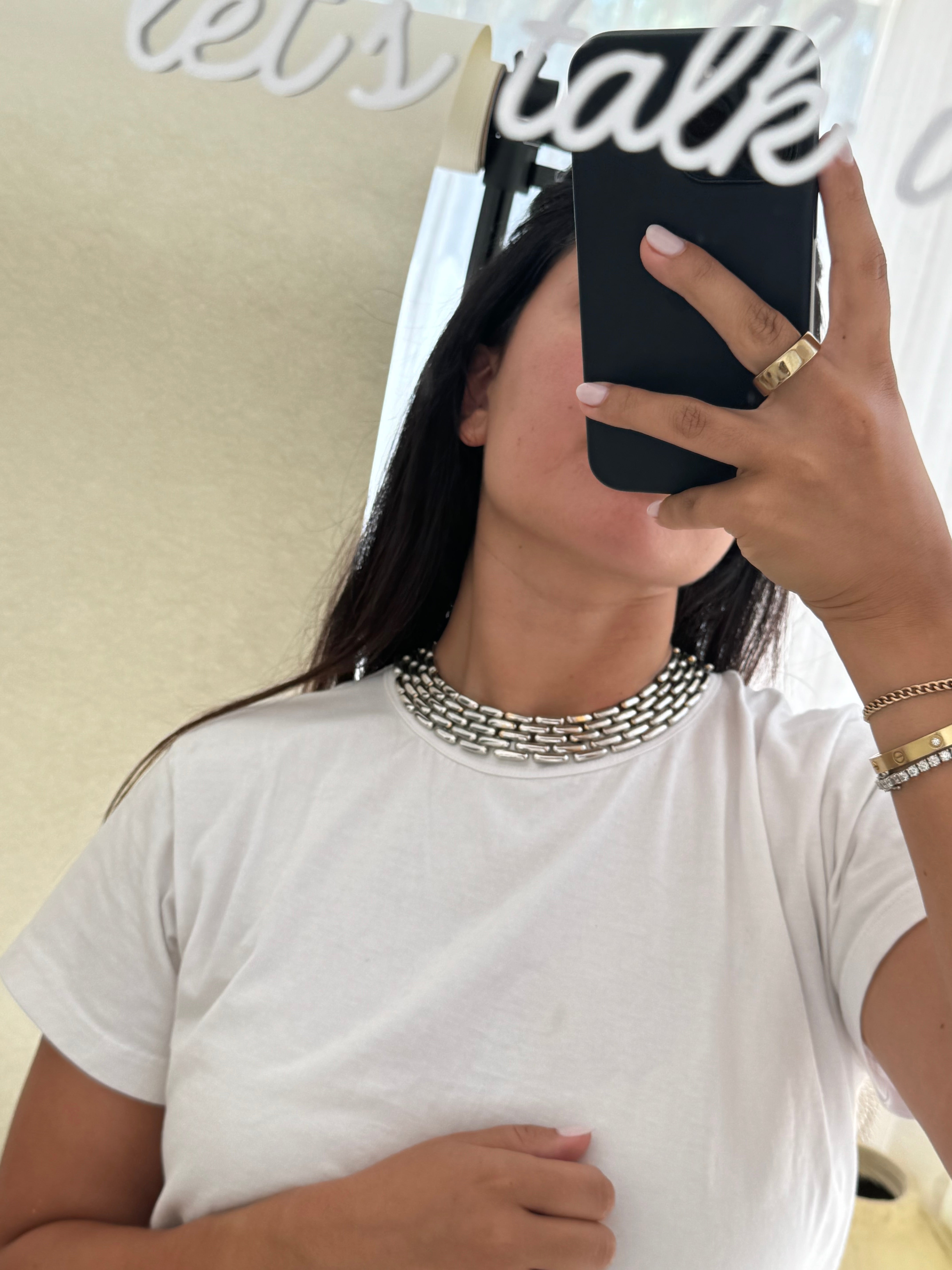 Givenchy Cleopatra Silver Choker