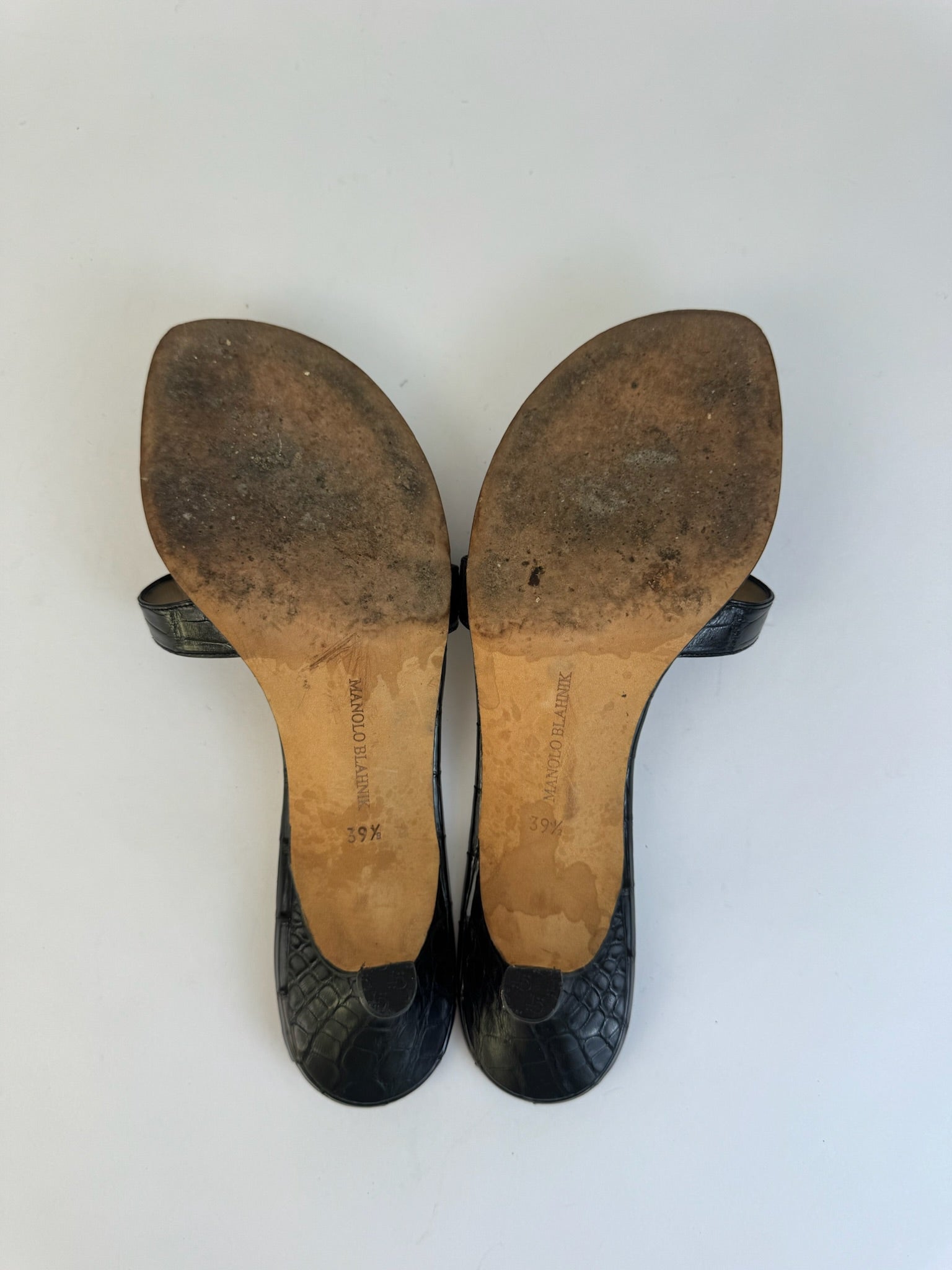 Manolo Blahnik Croc Slides 39