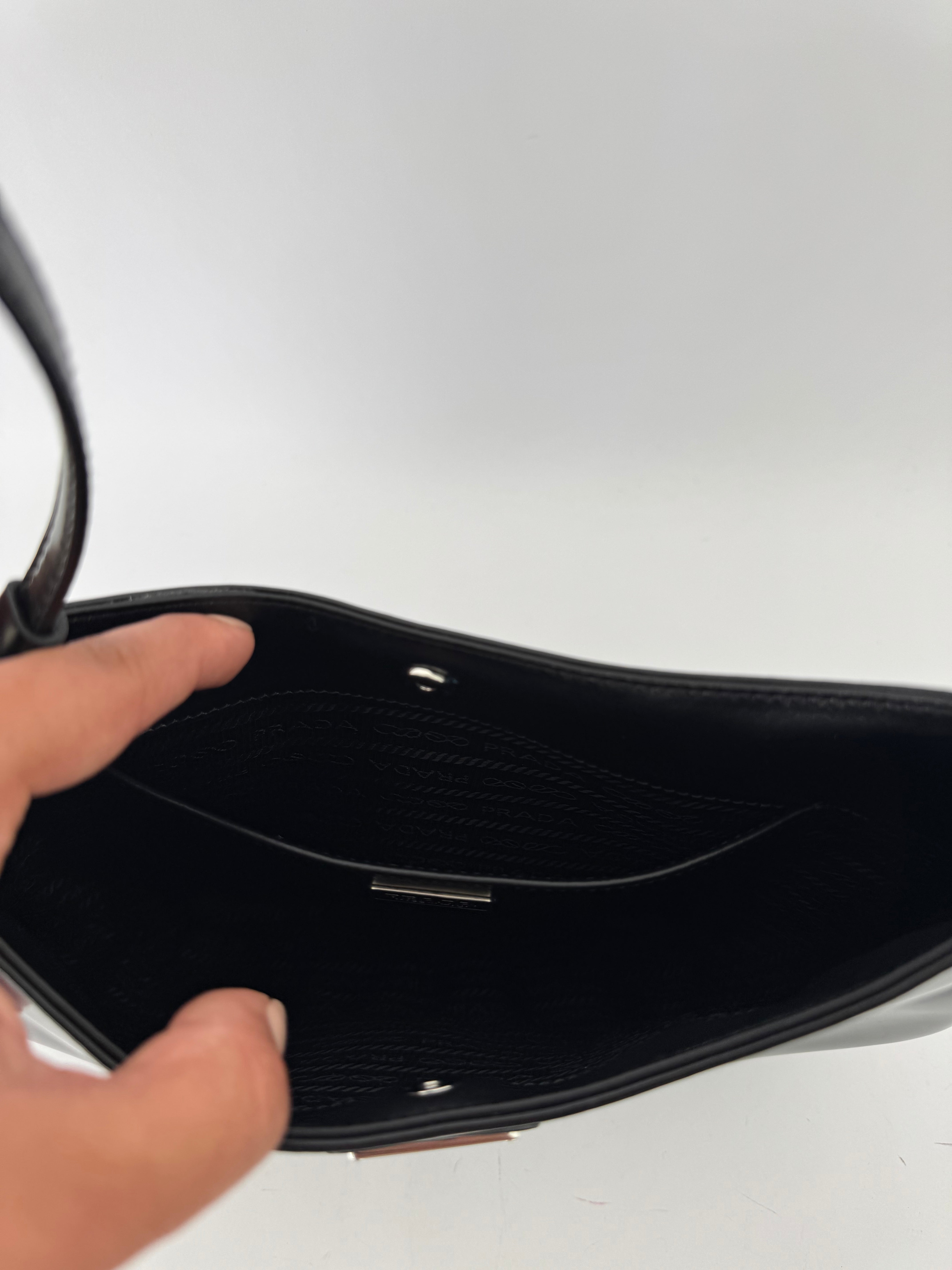 Prada Cleo Handbag Black