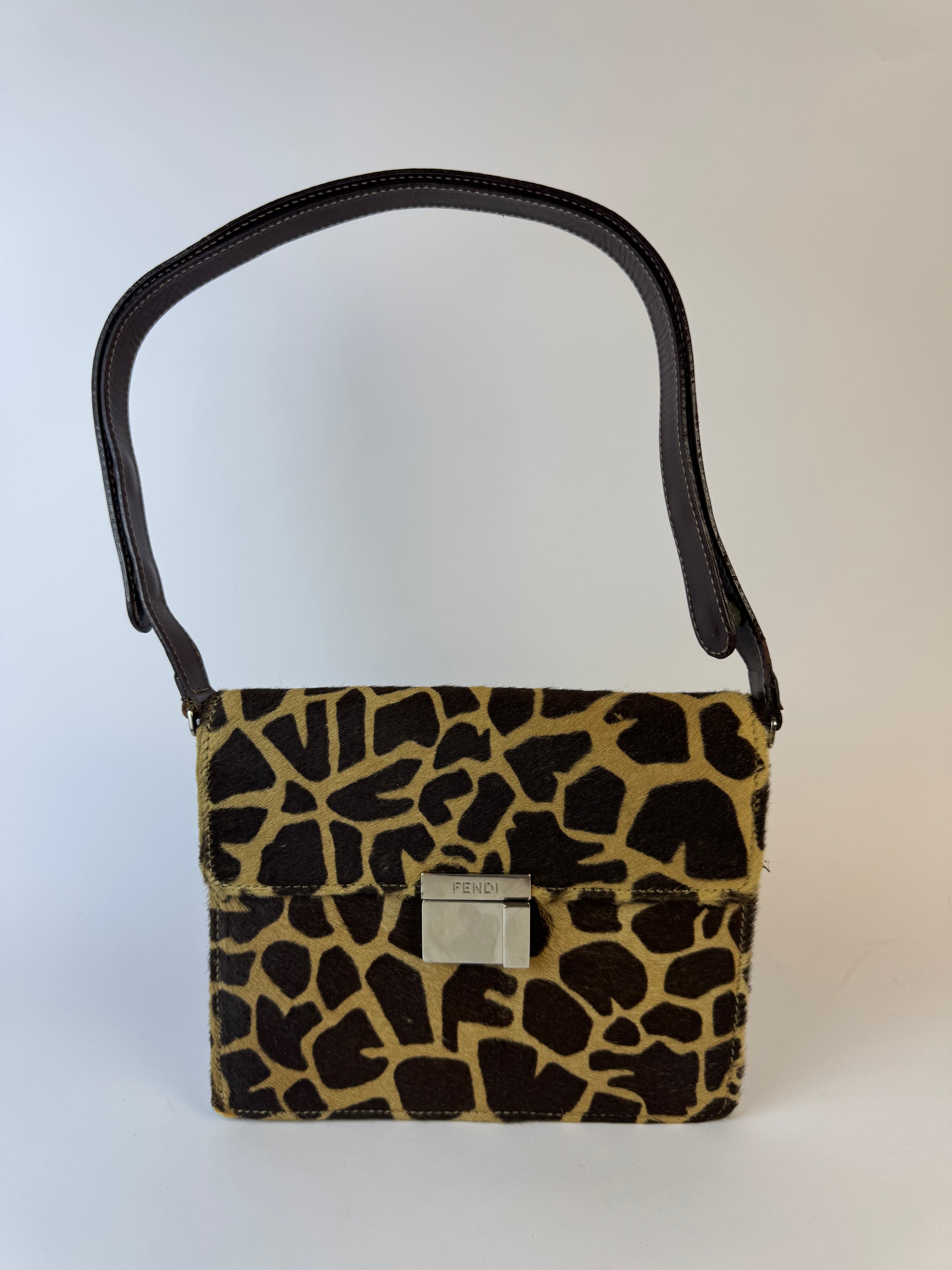 Fendi Vintage Ponyhair Shoulder Bag