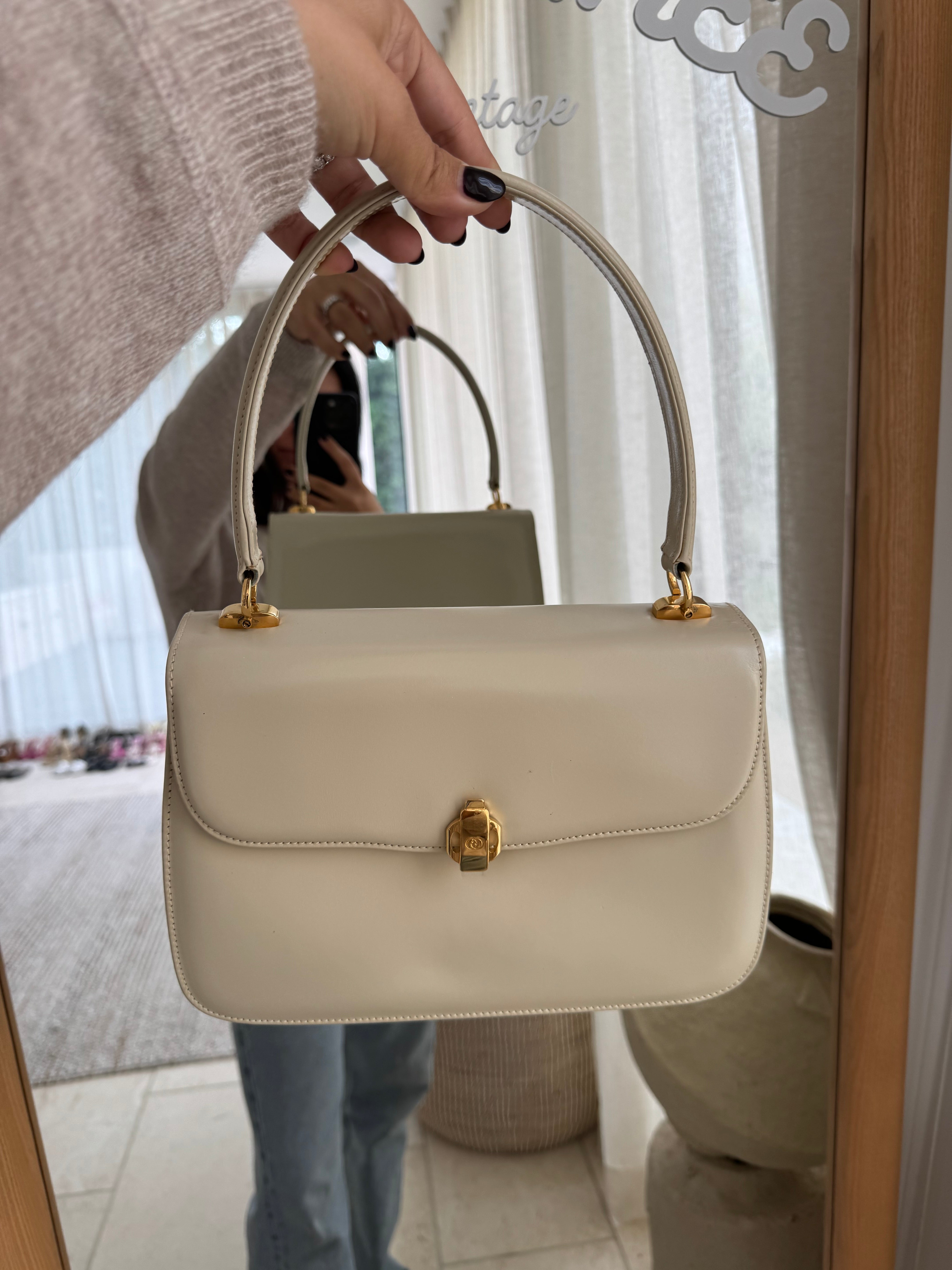 Gucci Vintage Handbag Ivory