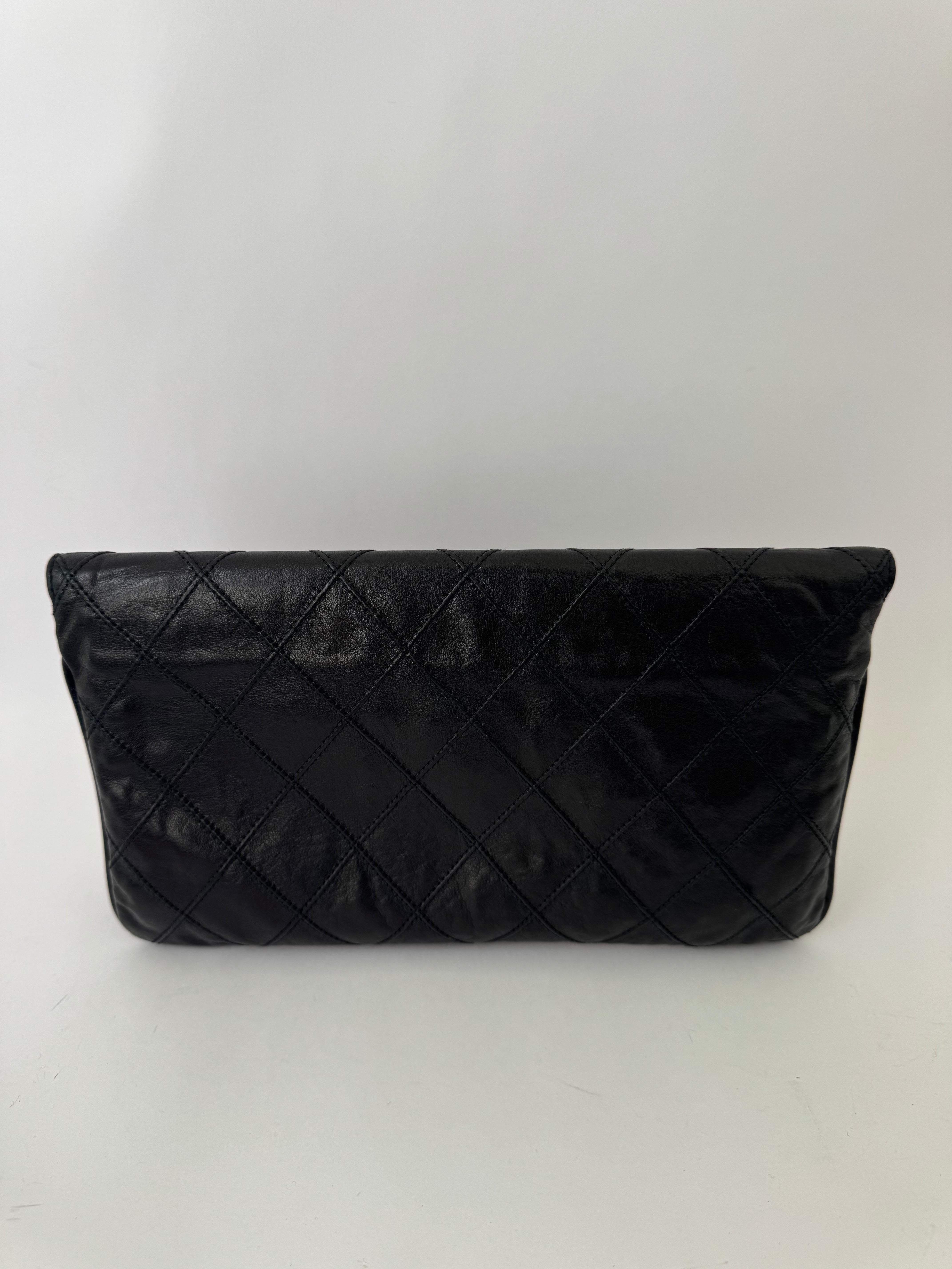 Chanel Jumbo CC Vintage Clutch