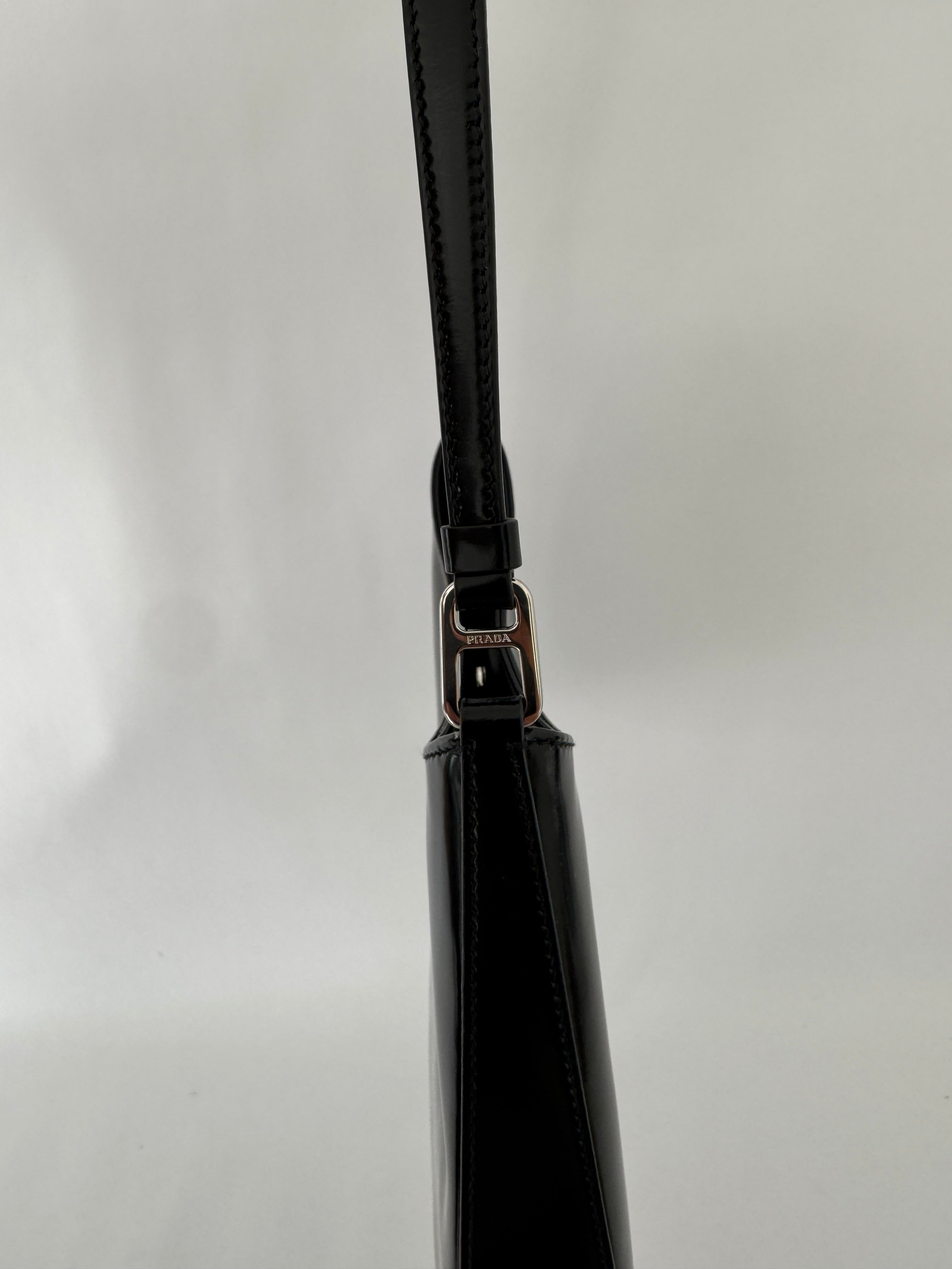 Prada Cleo Handbag Black