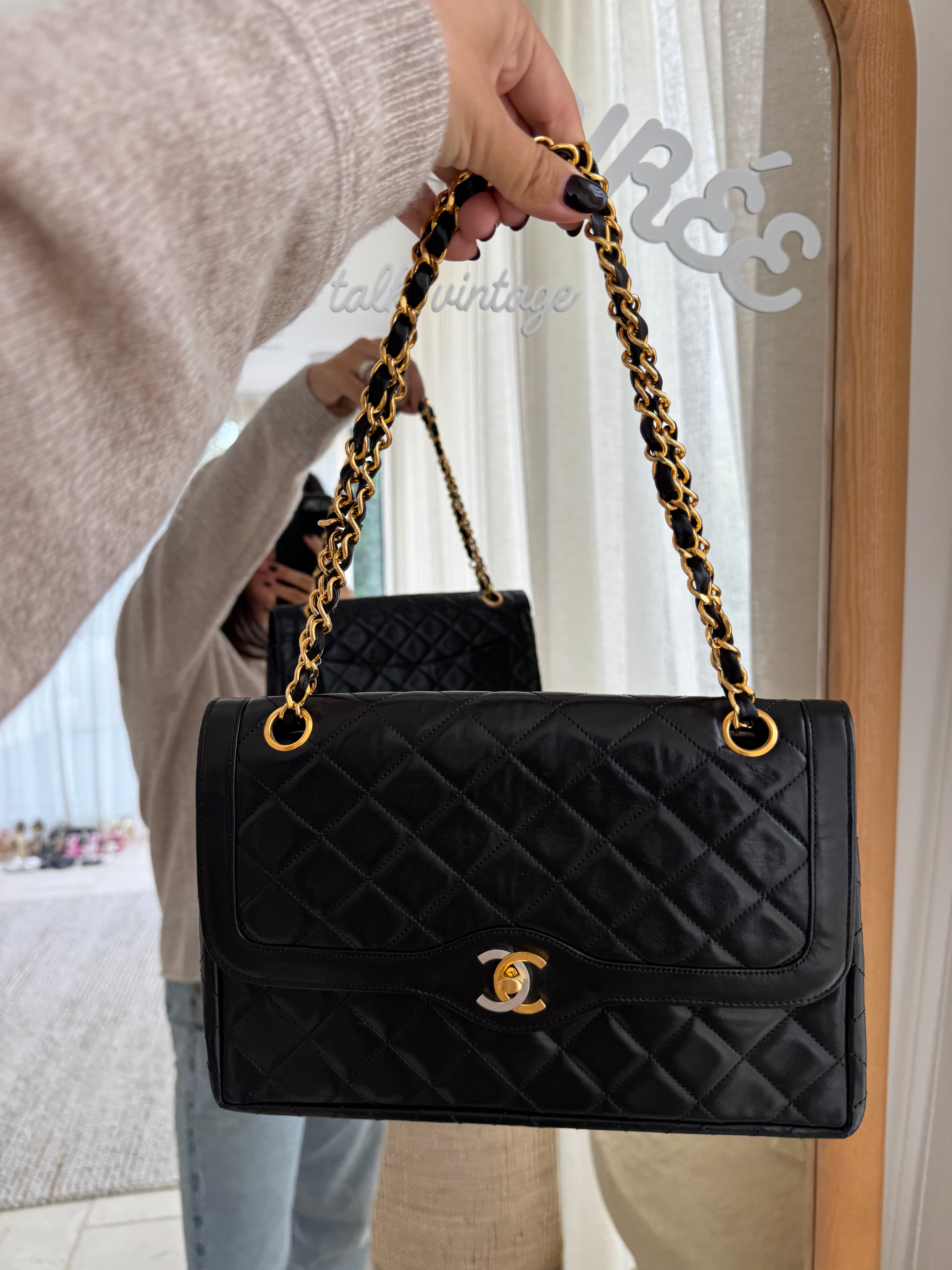 Chanel Black Double Flap Bag