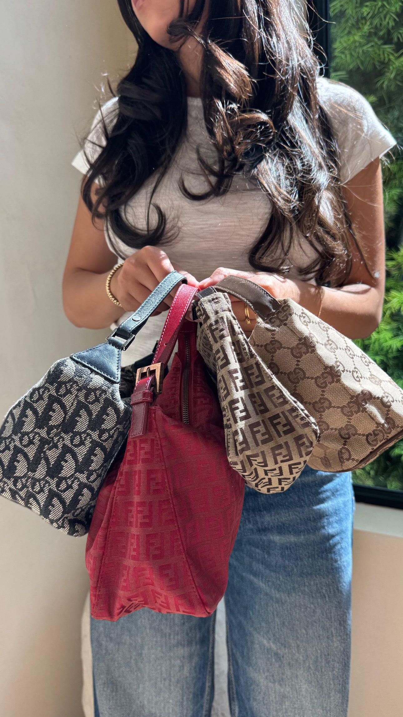 Gucci Small Canvas Handbag