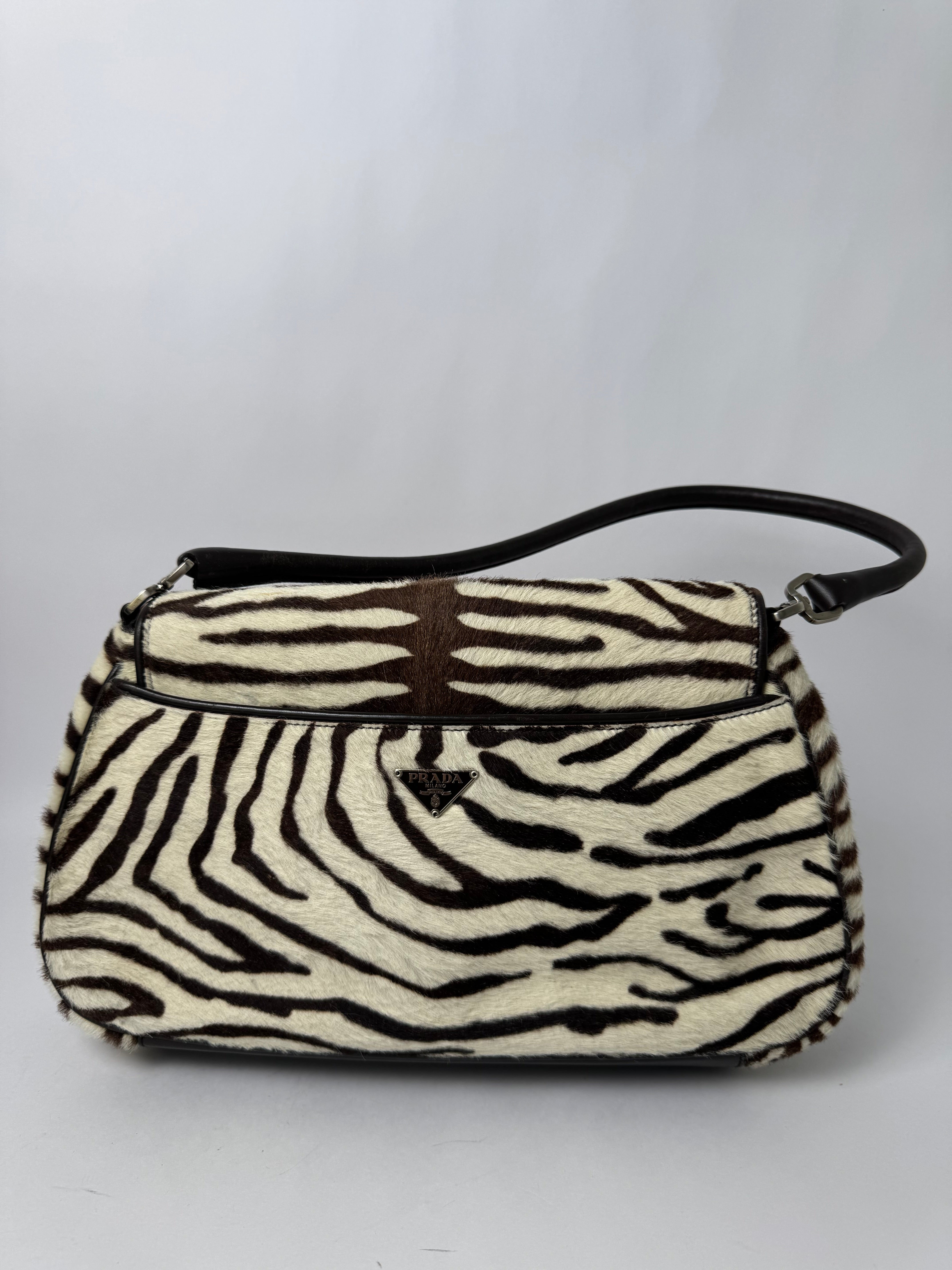 Prada Rare Pony Hair Shoulder Bag