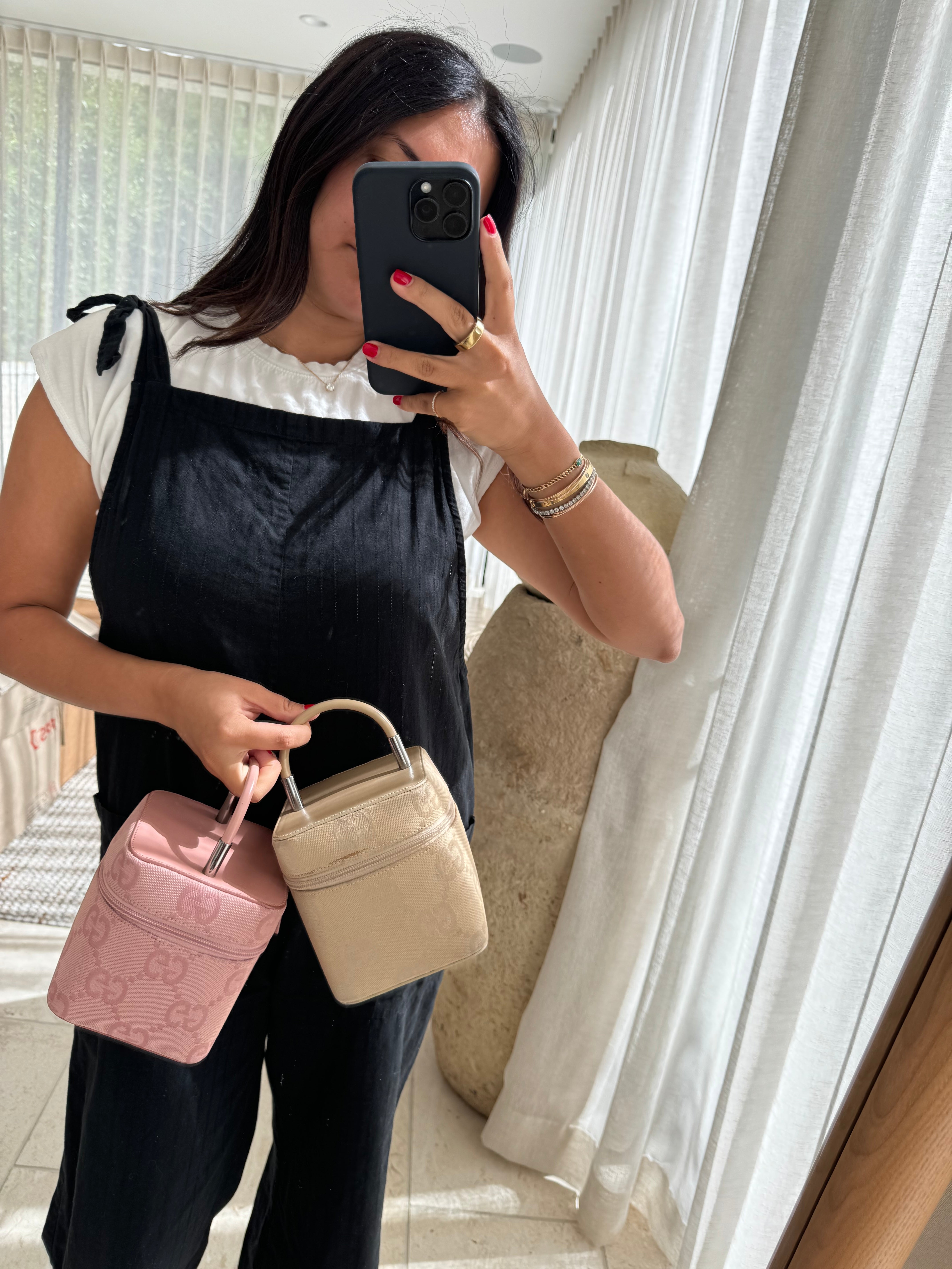 Gucci Cream Vanity Bag