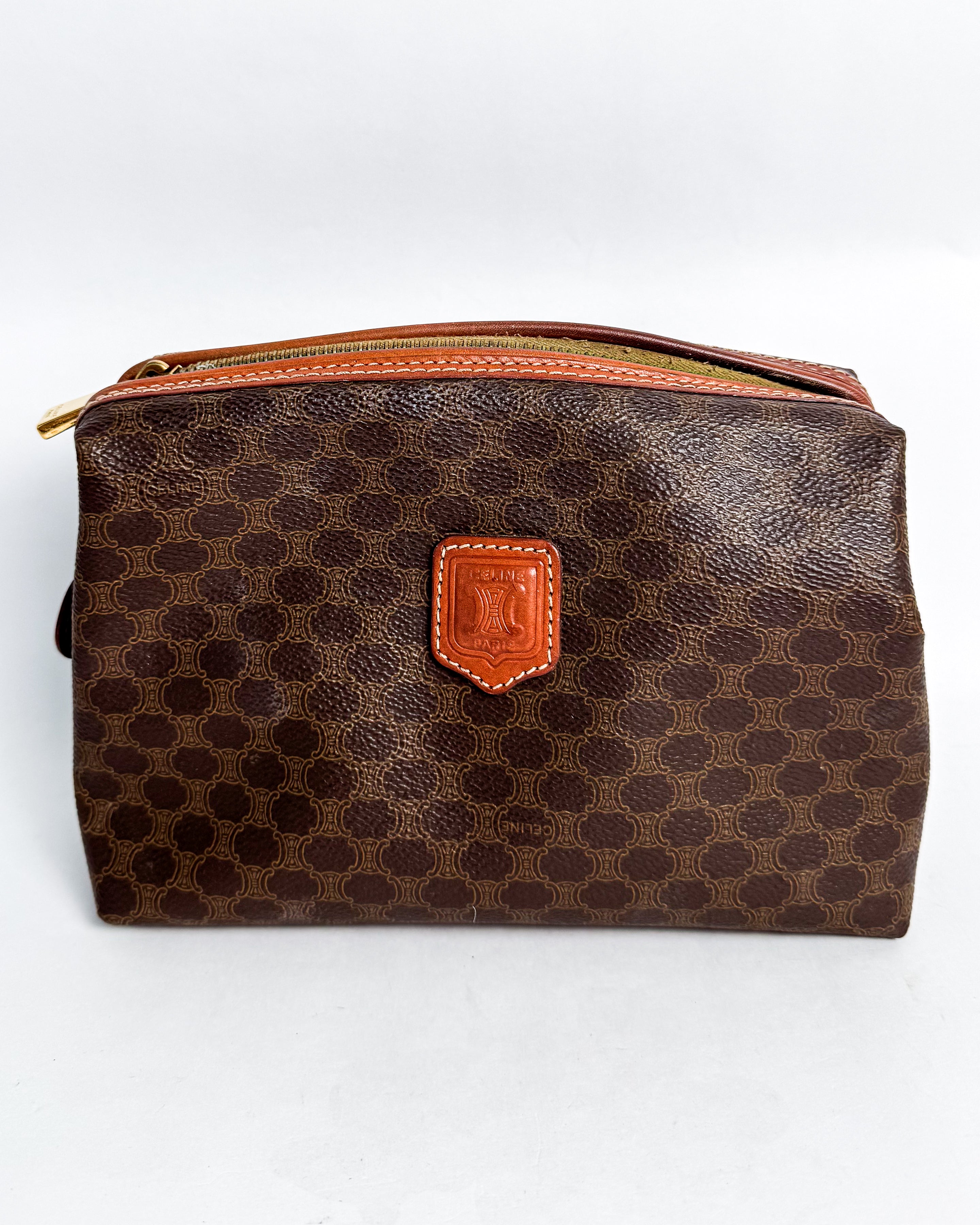 Celine Vintage Macadam Pouch Medium