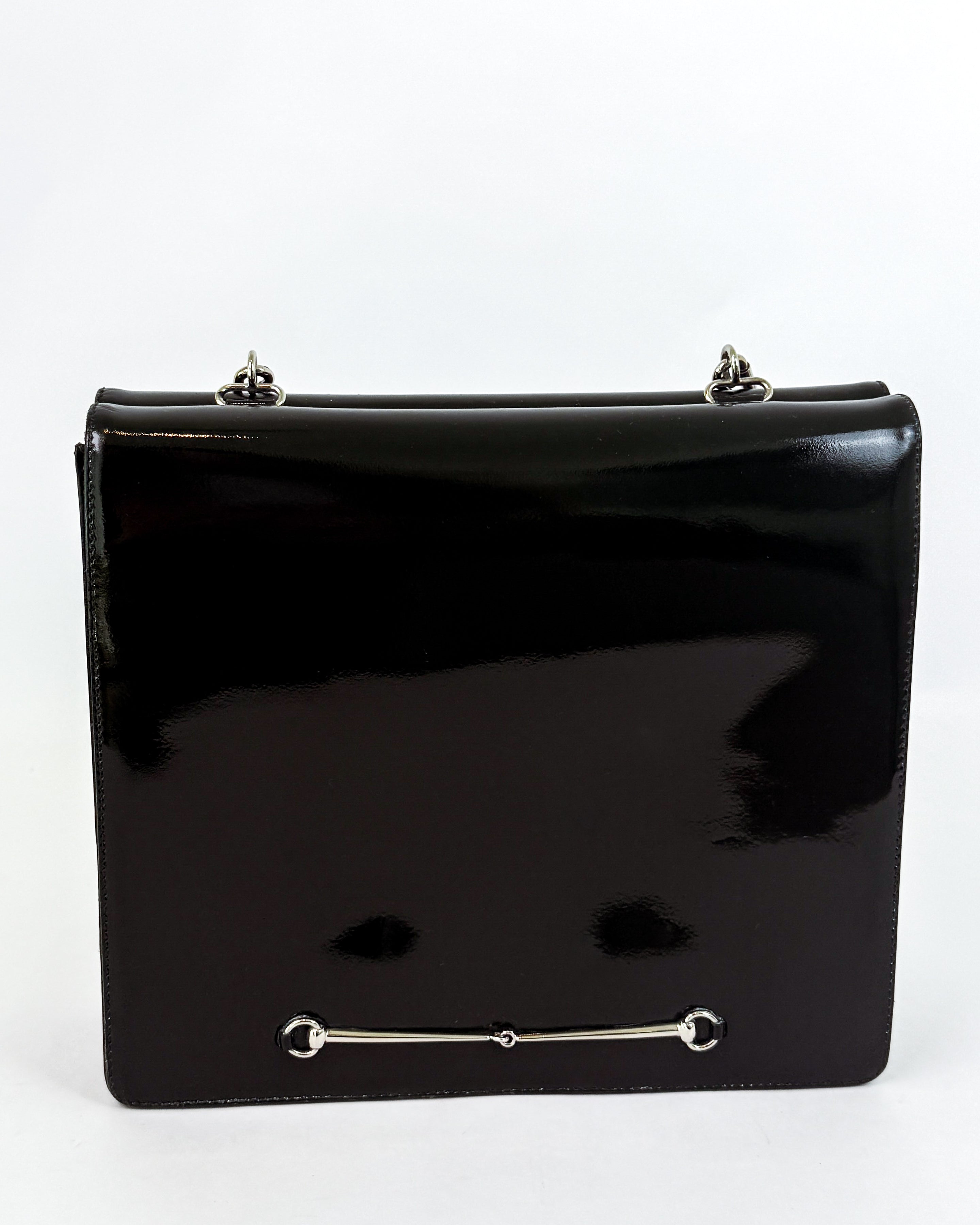Gucci Tom Ford Slim Horsebit Clutch/Shoulder Bag Dark Green