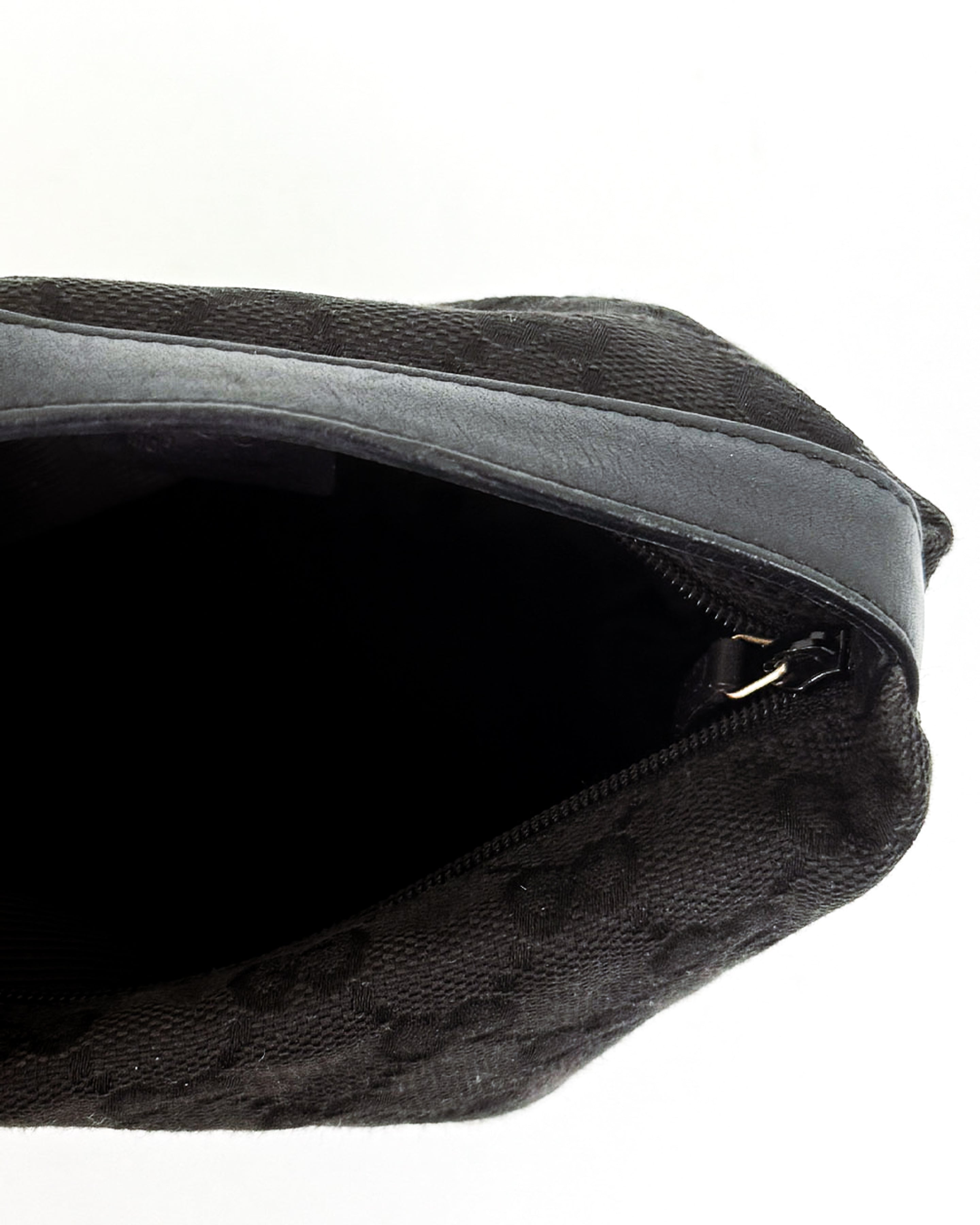 Gucci Black GG Canvas Handbag Small