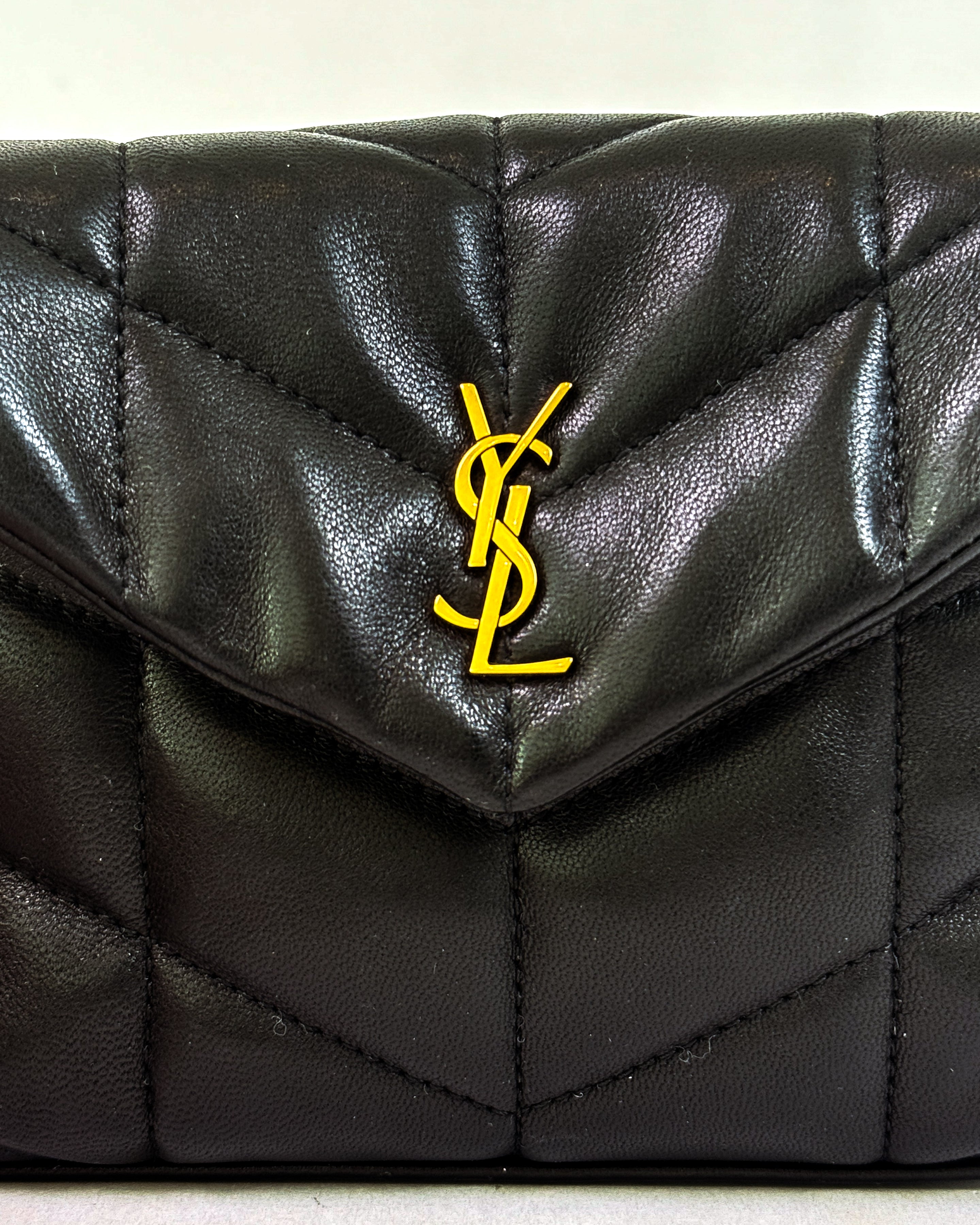 YSL Quilted Lambskin Clutch