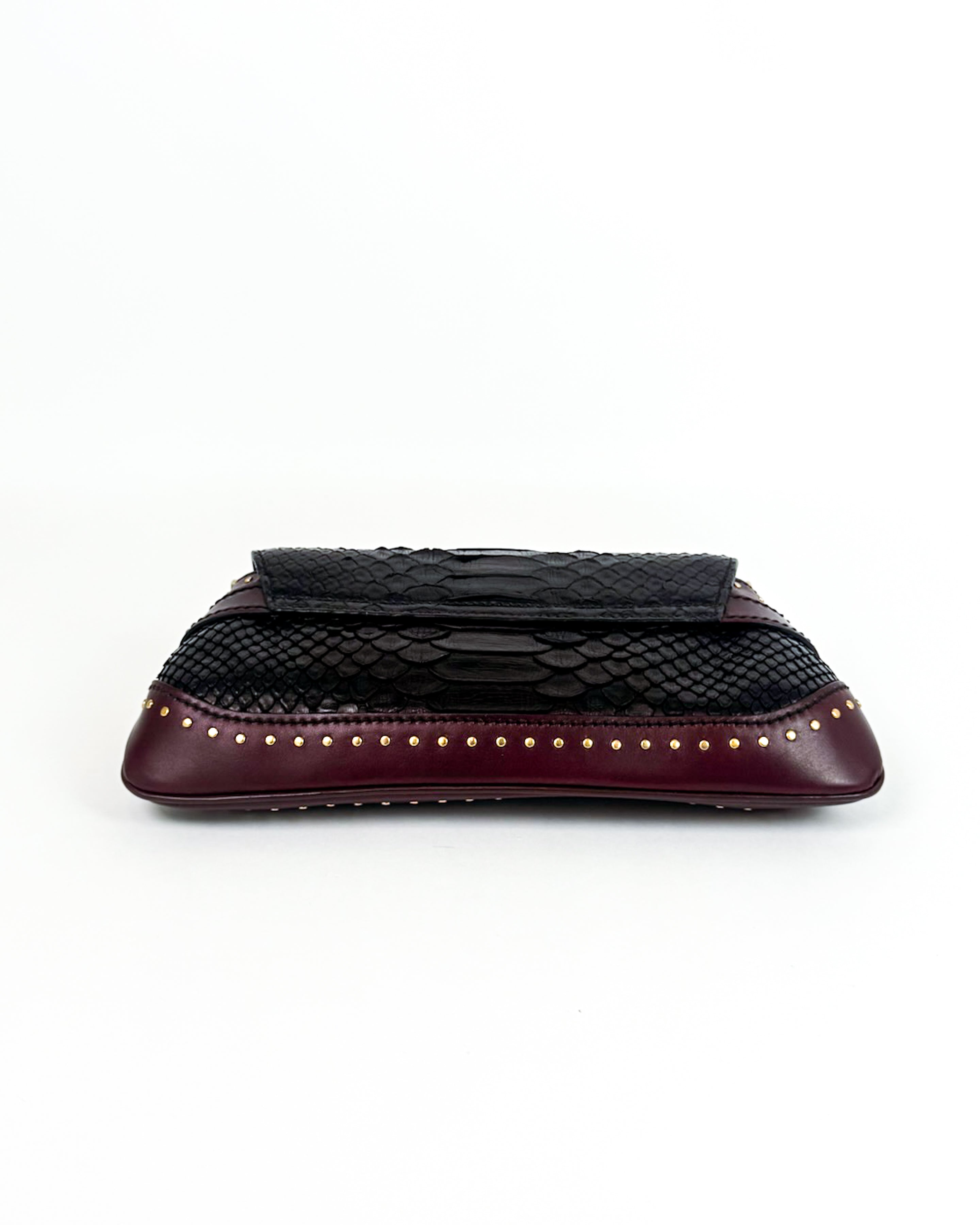 Gucci Python Horsebit Chain Shoulder Bag Rare