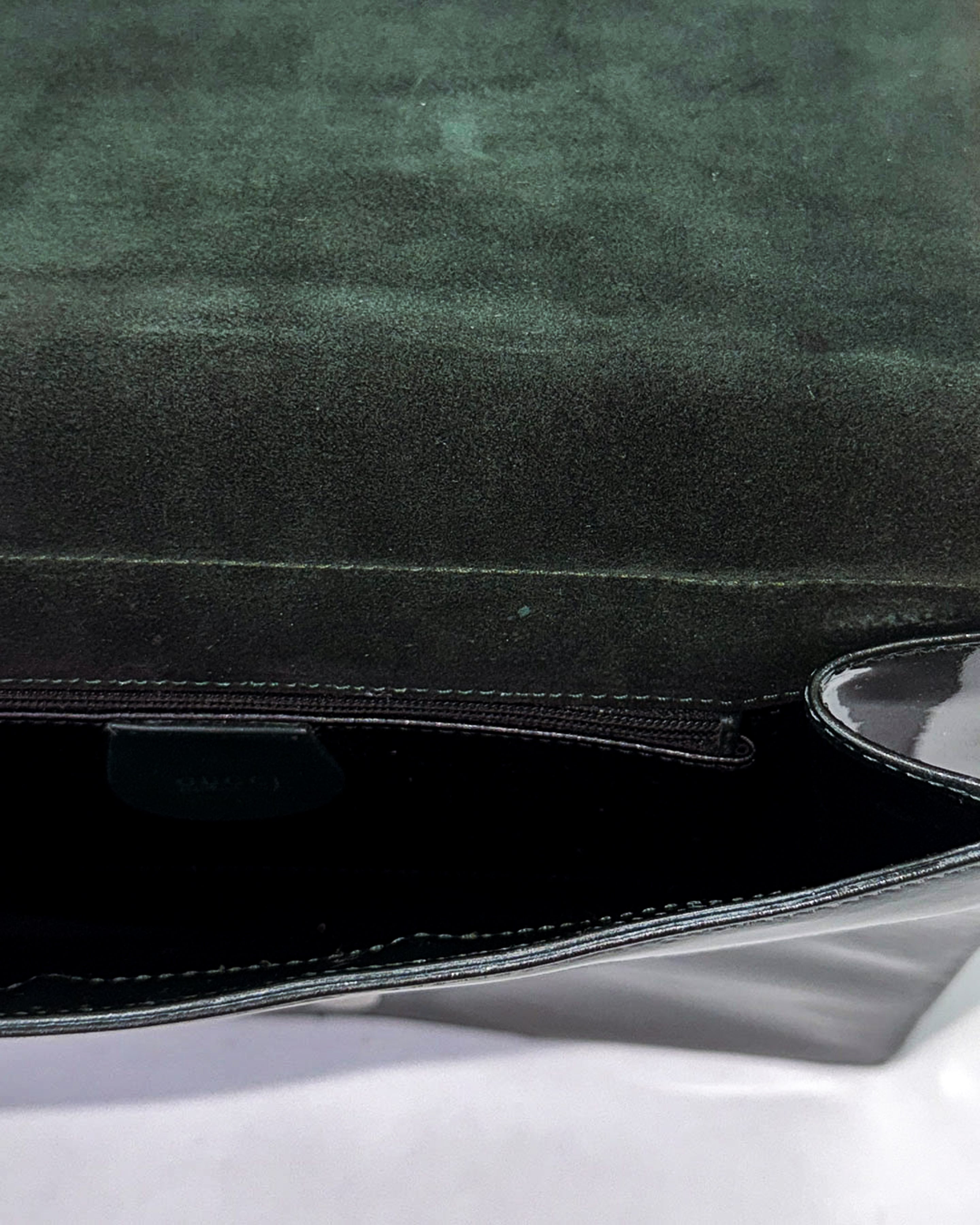 Gucci Tom Ford Slim Horsebit Clutch/Shoulder Bag Dark Green